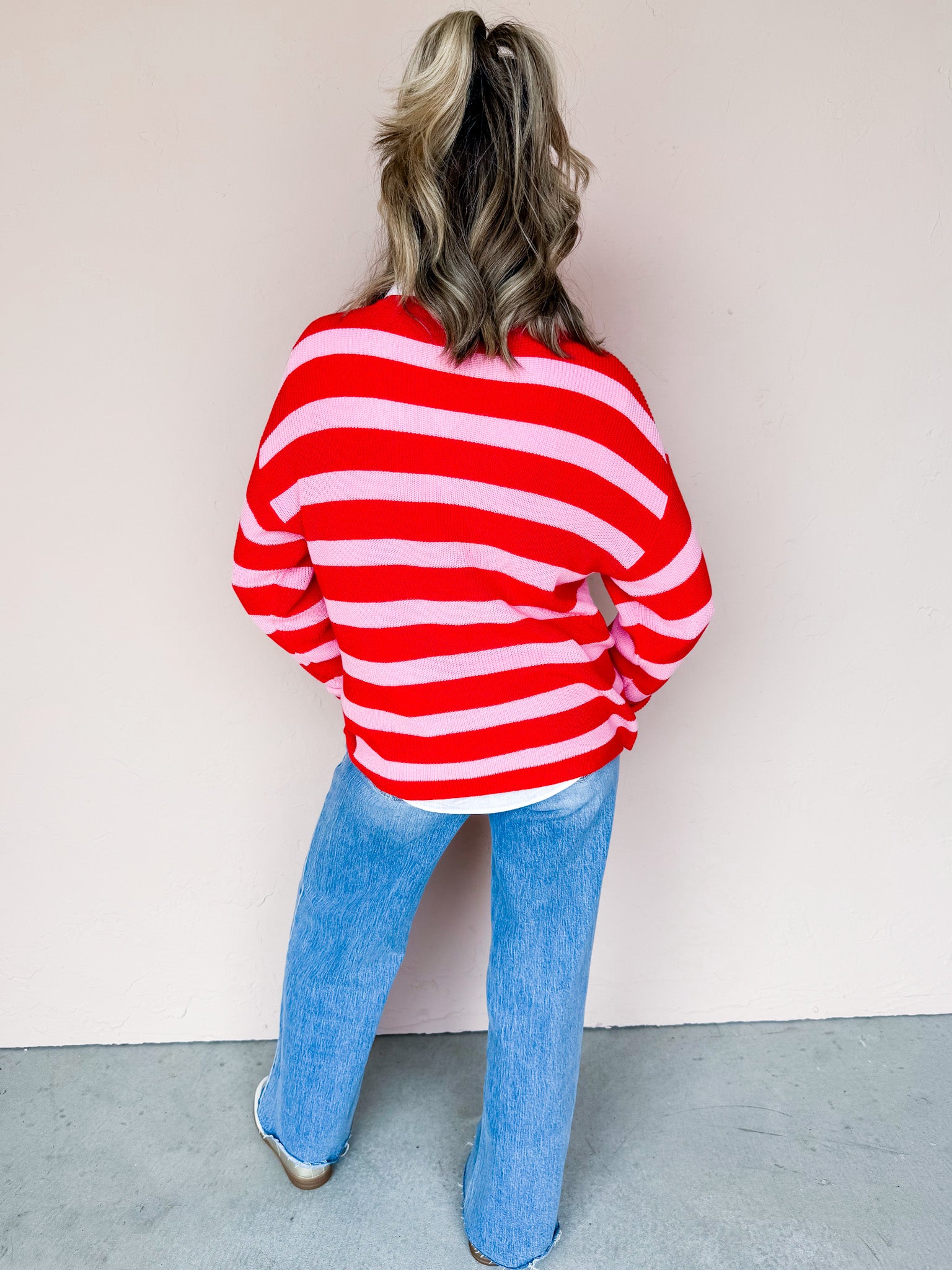 Chelsea Oversized Striped Sweater