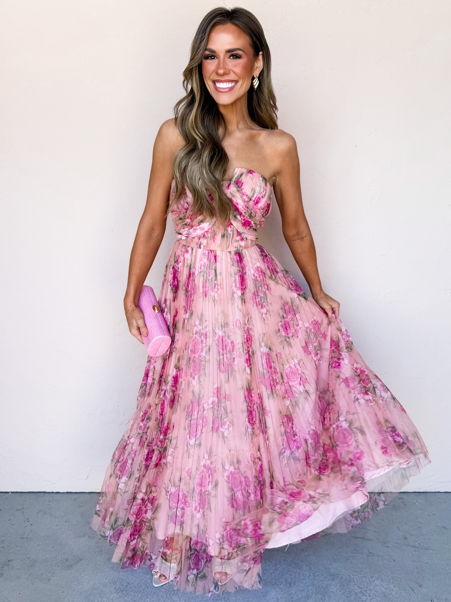 Amelie Strapless Maxi Dress