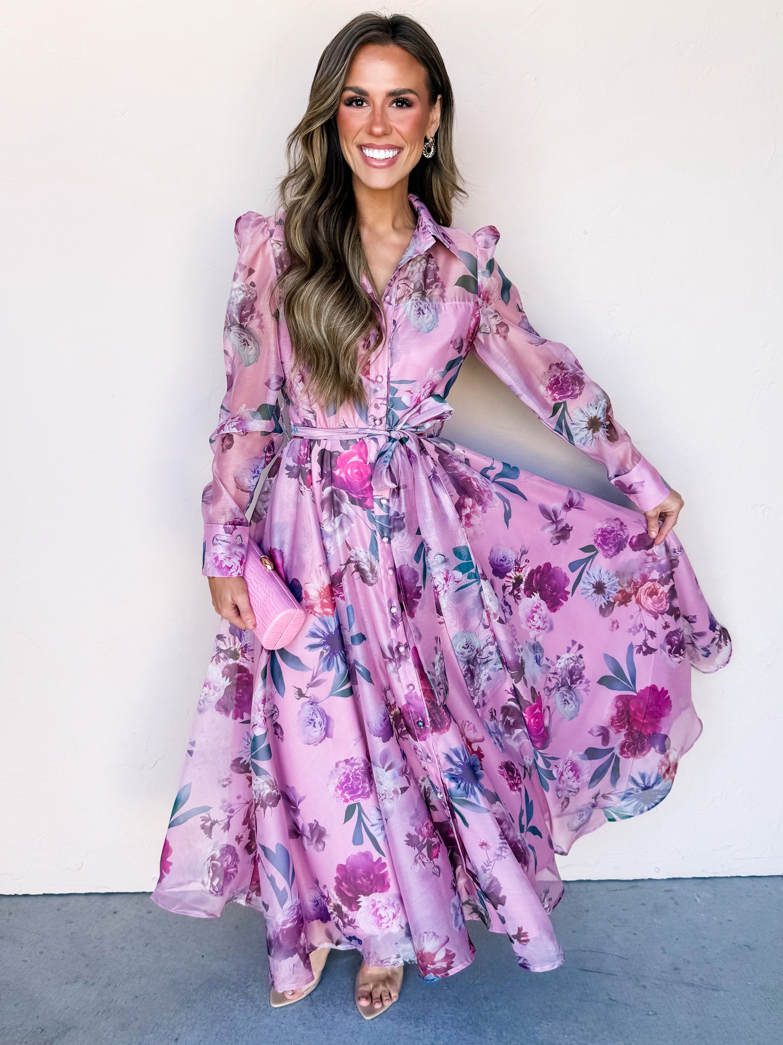 Claudia Floral Midi Dress