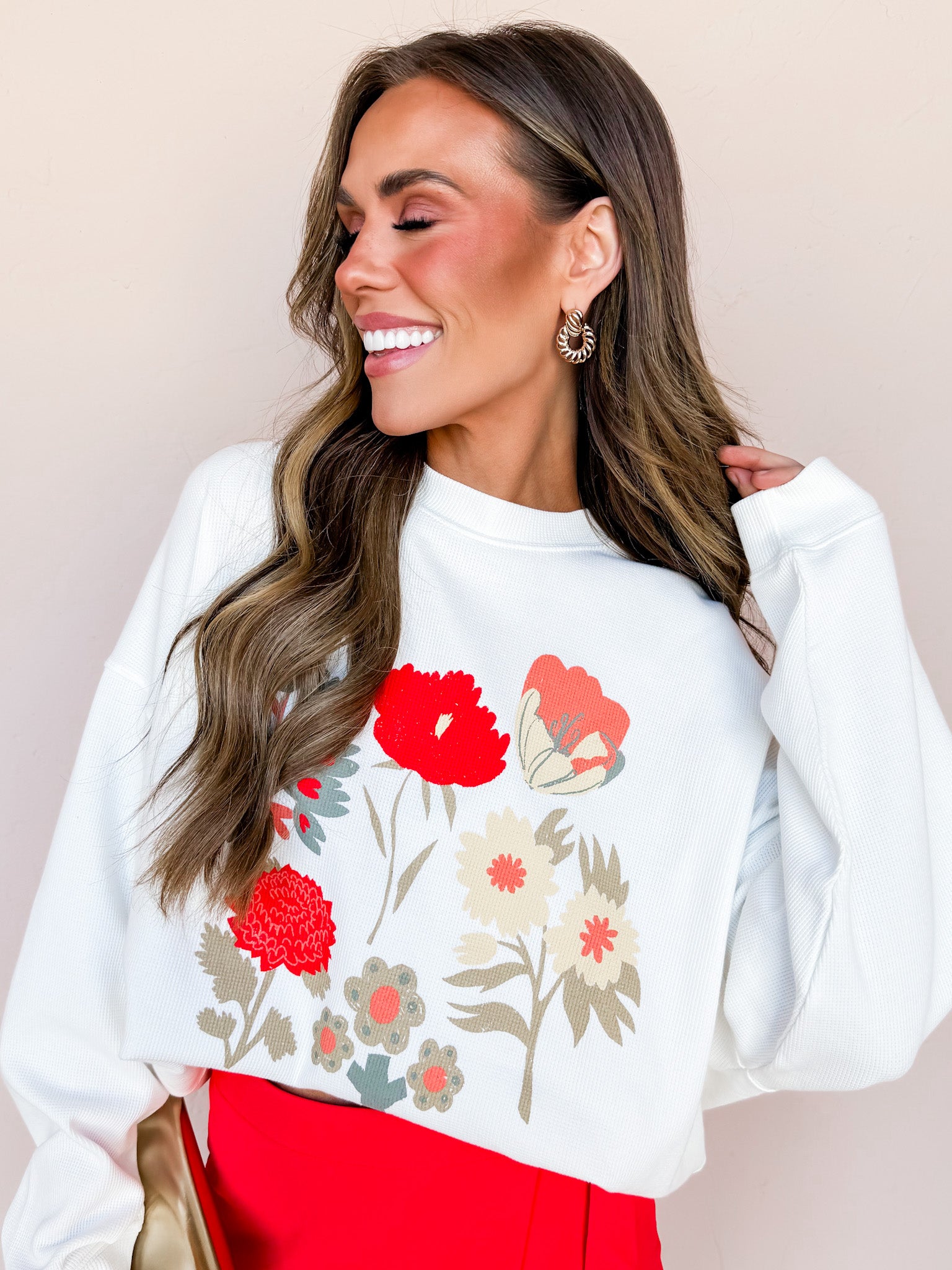 Garden Wishes Graphic Sweatshirt