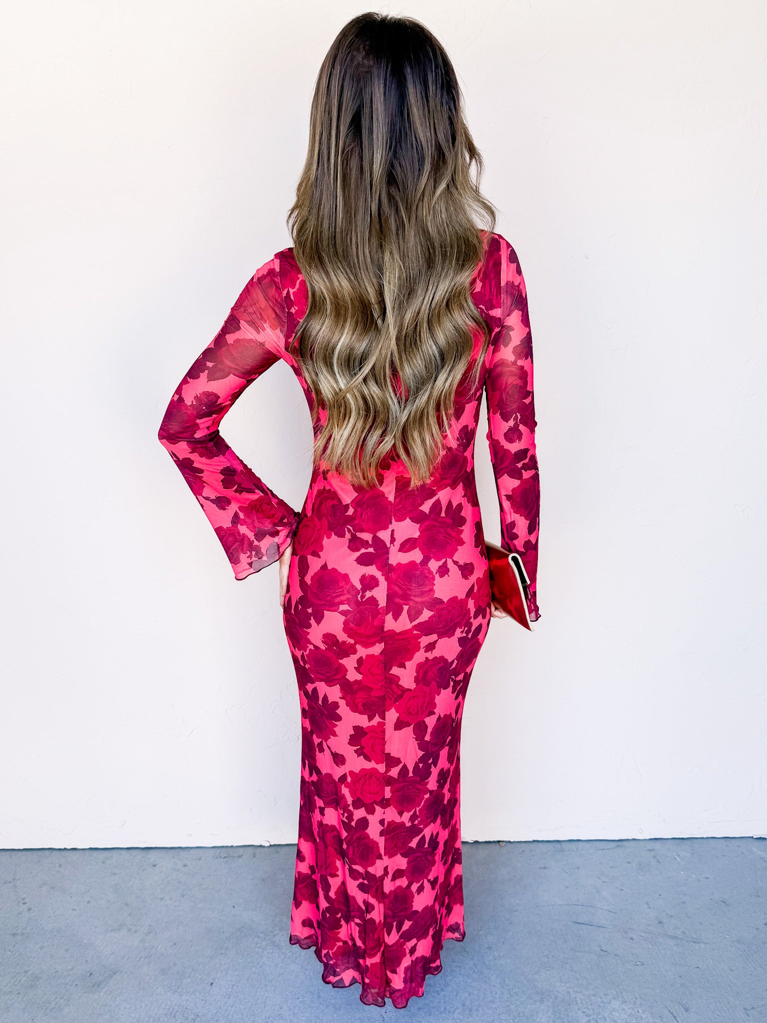 Holland Bell Sleeve Maxi Dress