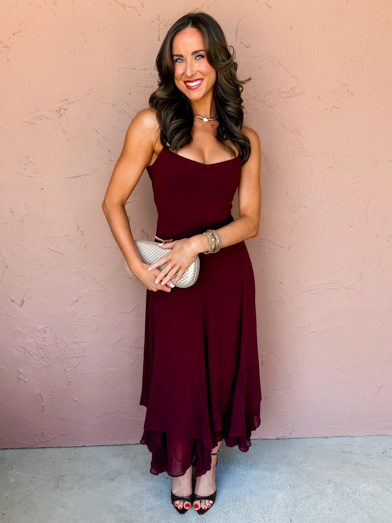 Darling Dusk Ruffle Sleeveless Dress