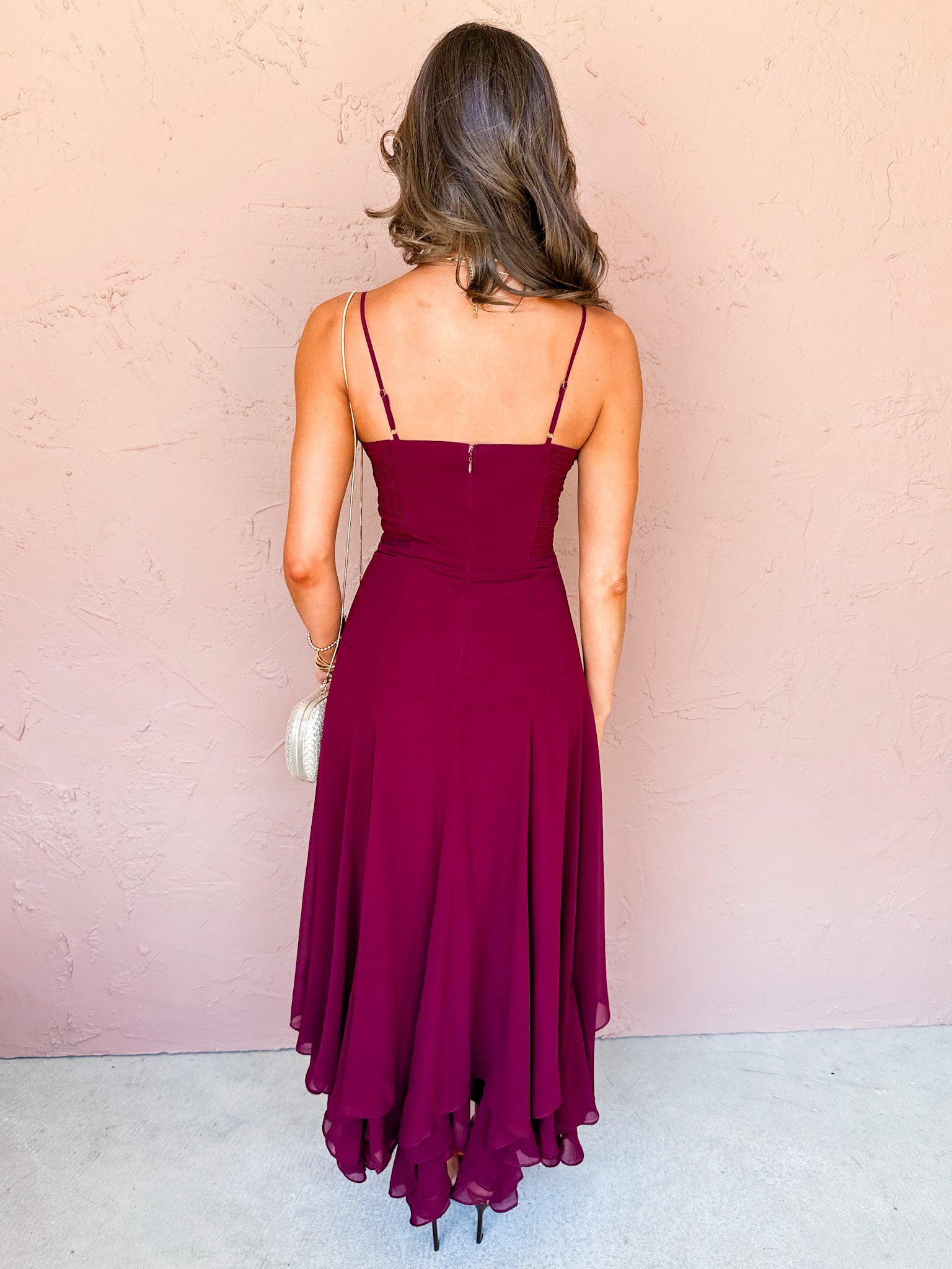 Darling Dusk Ruffle Sleeveless Dress