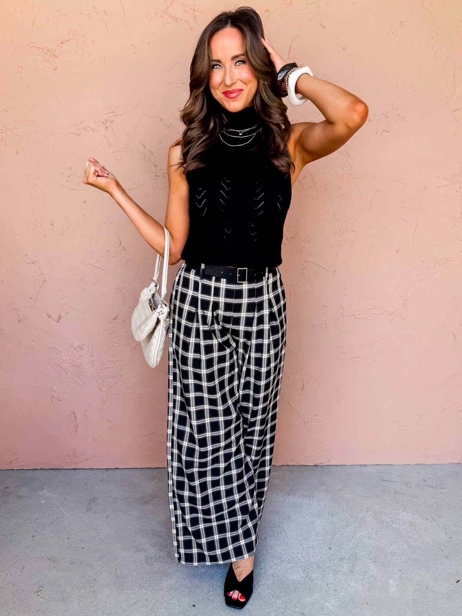 Found You Plaid Wide Leg Pants