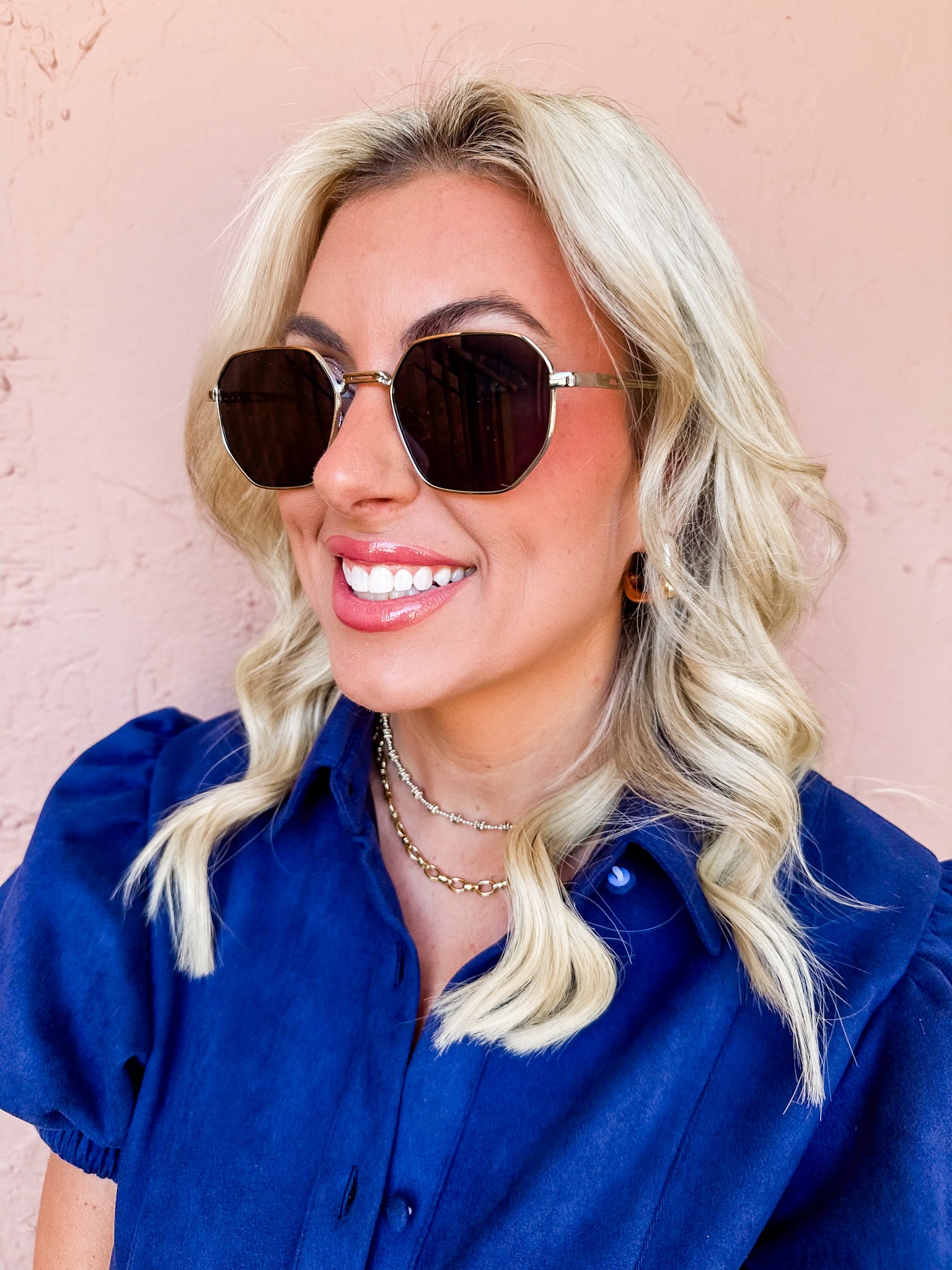 Sunny Babe Geometric Sunglasses