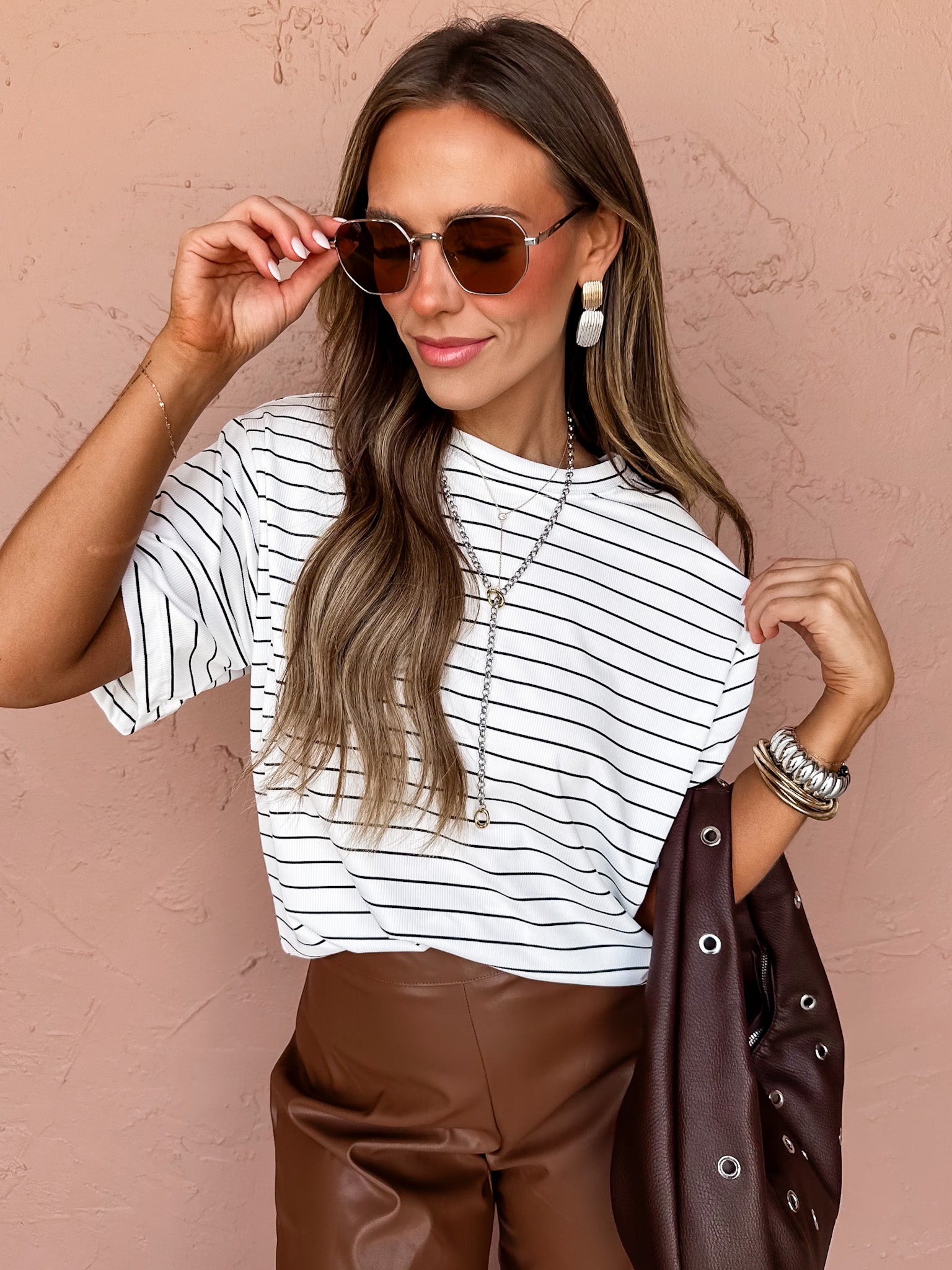 Briarly Oversized Tee-Ivory