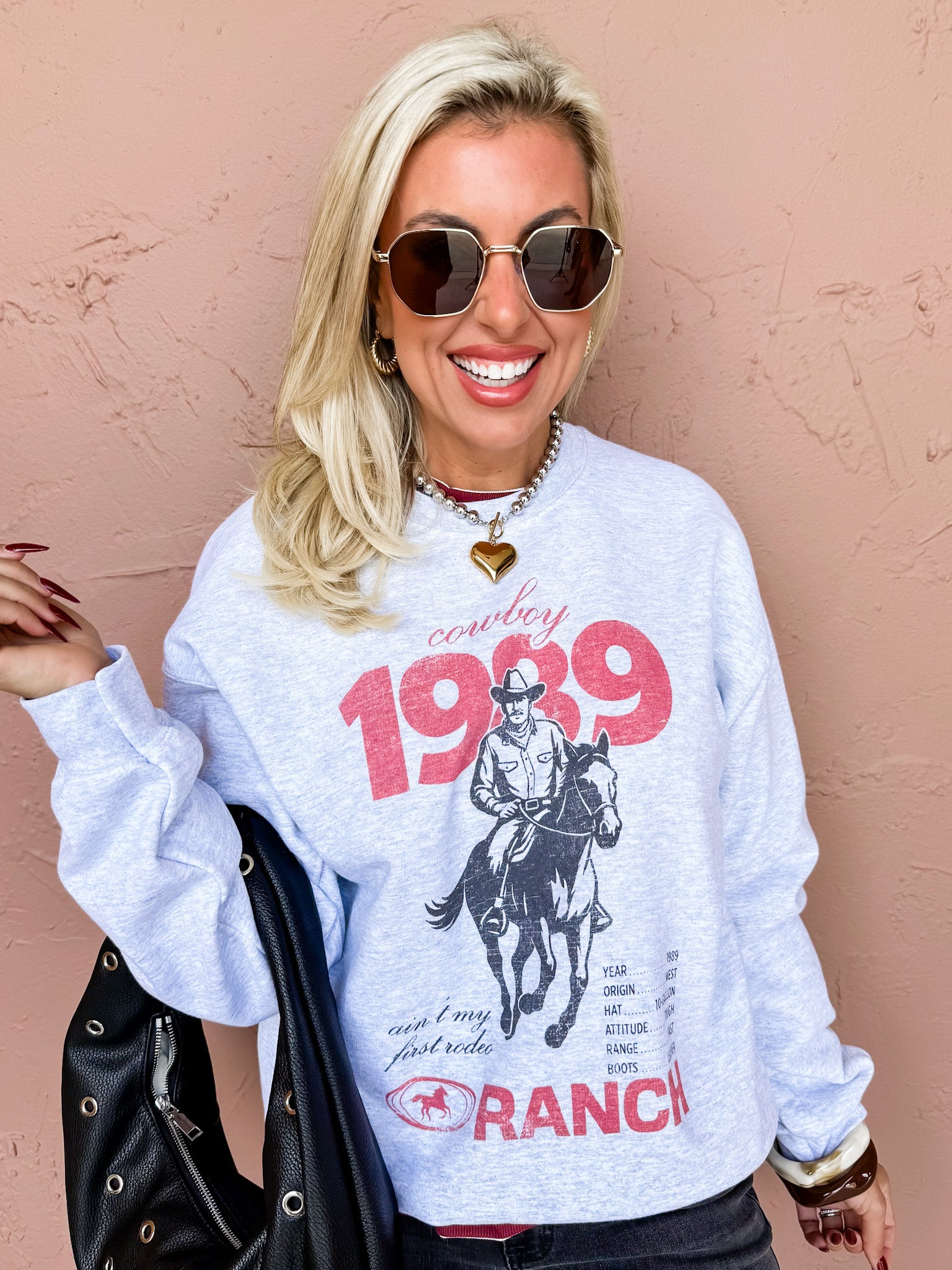 Cowboy 1989 Ranch Graphic Sweatshirt
