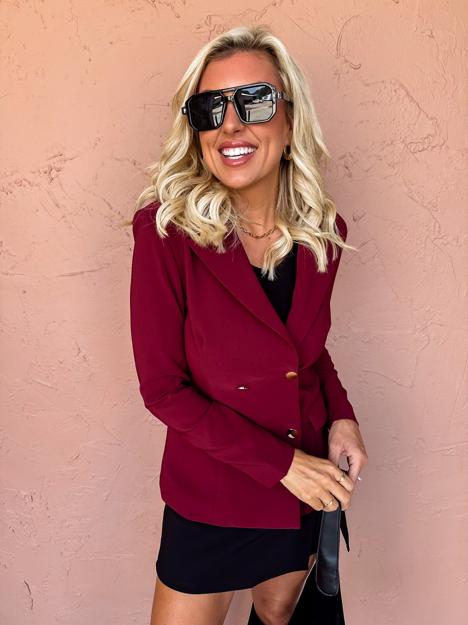 My Energy Double Breasted Belted Jacket