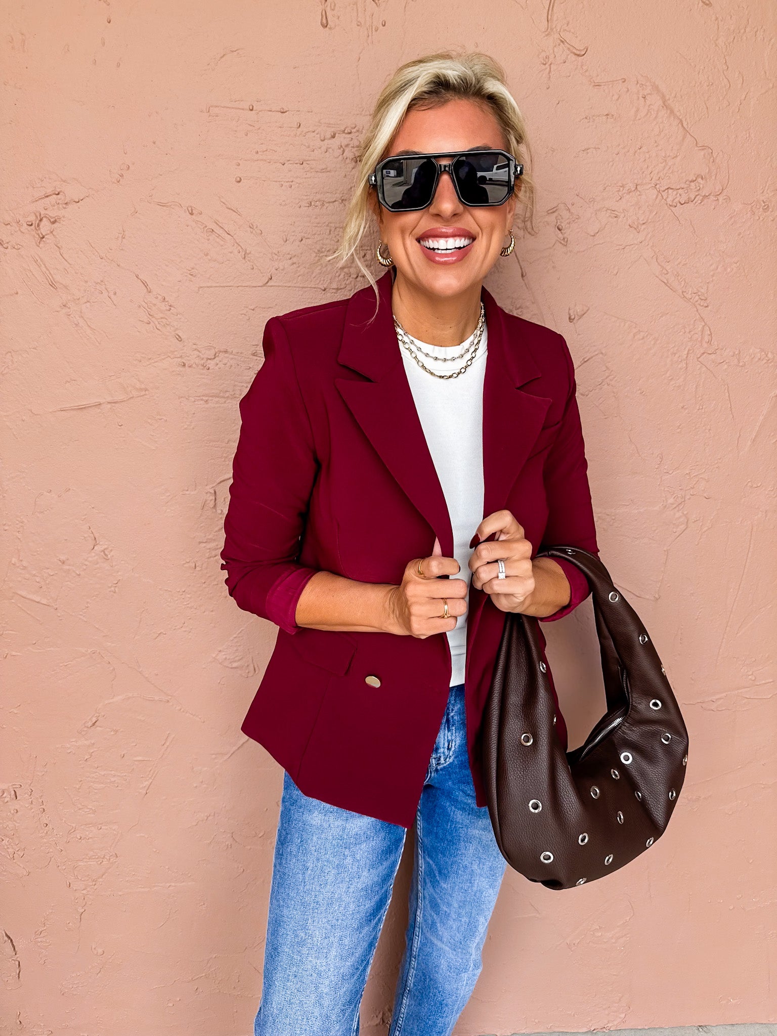 My Energy Double Breasted Belted Jacket