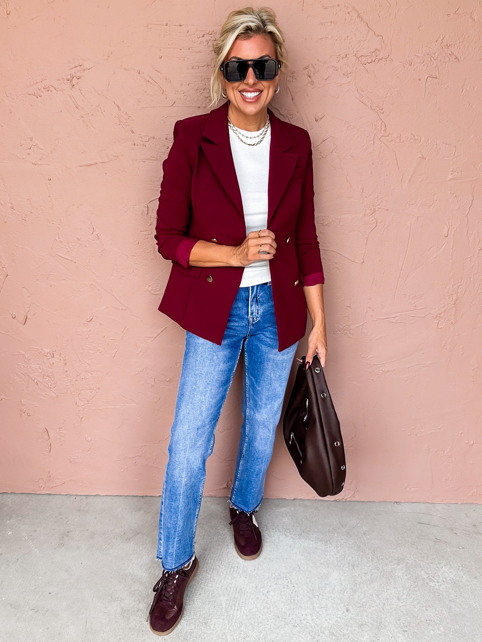 My Energy Double Breasted Belted Jacket