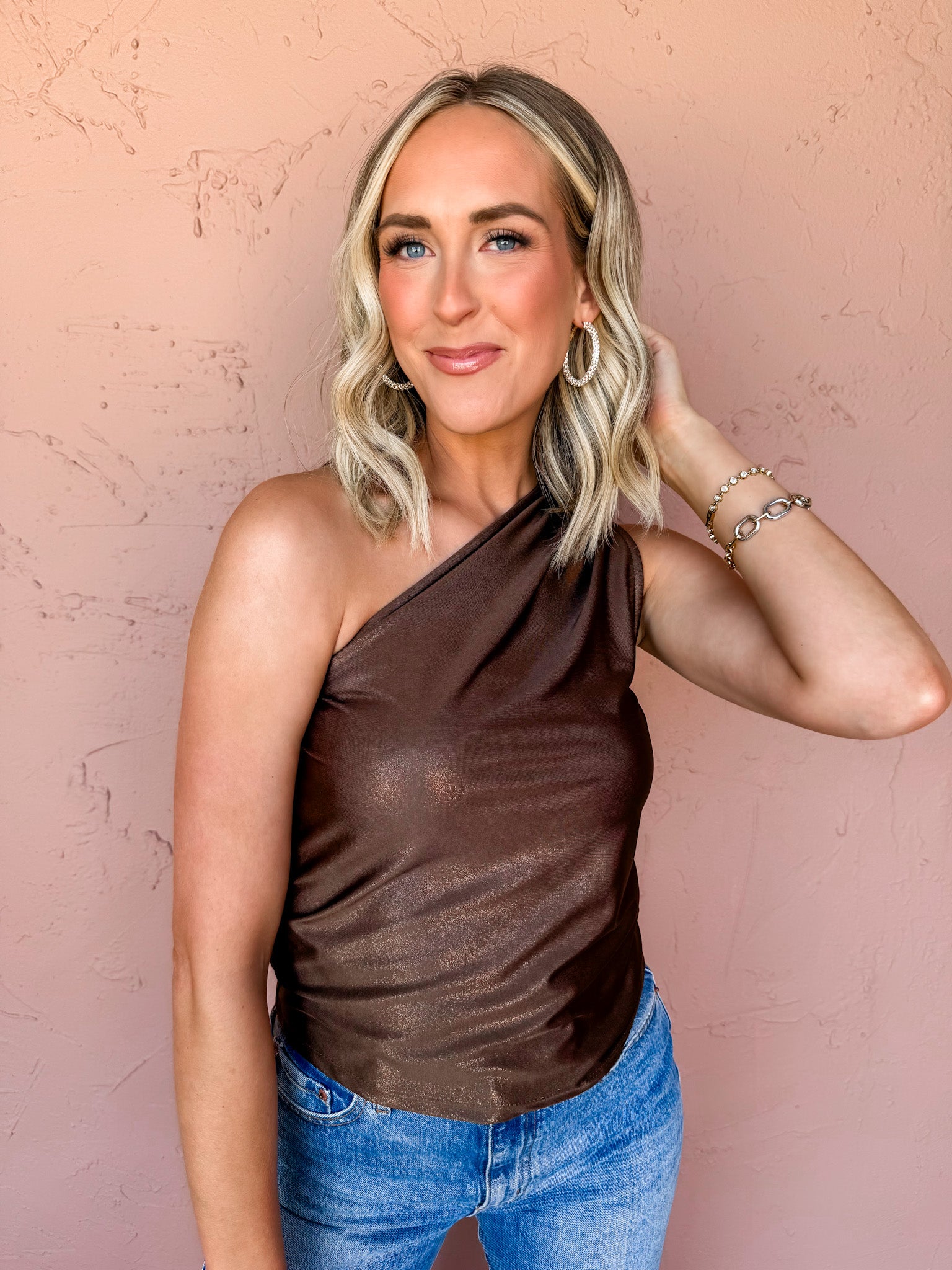 Areum One Shoulder Top