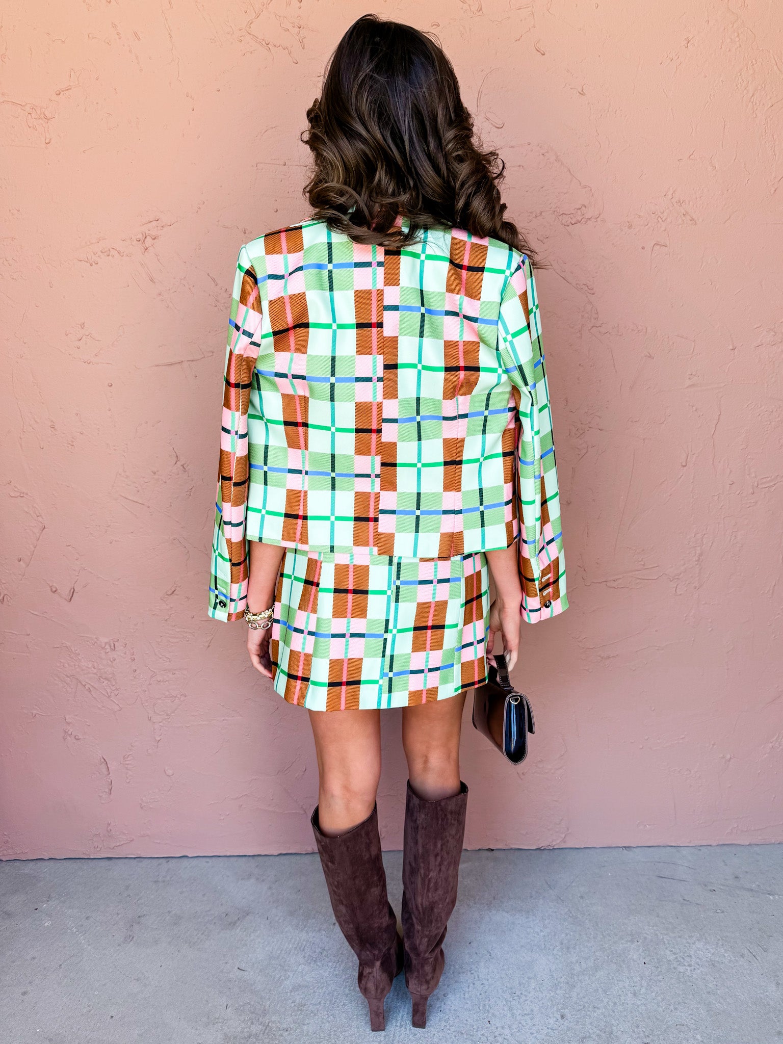 Bold Beauty Plaid Blazer