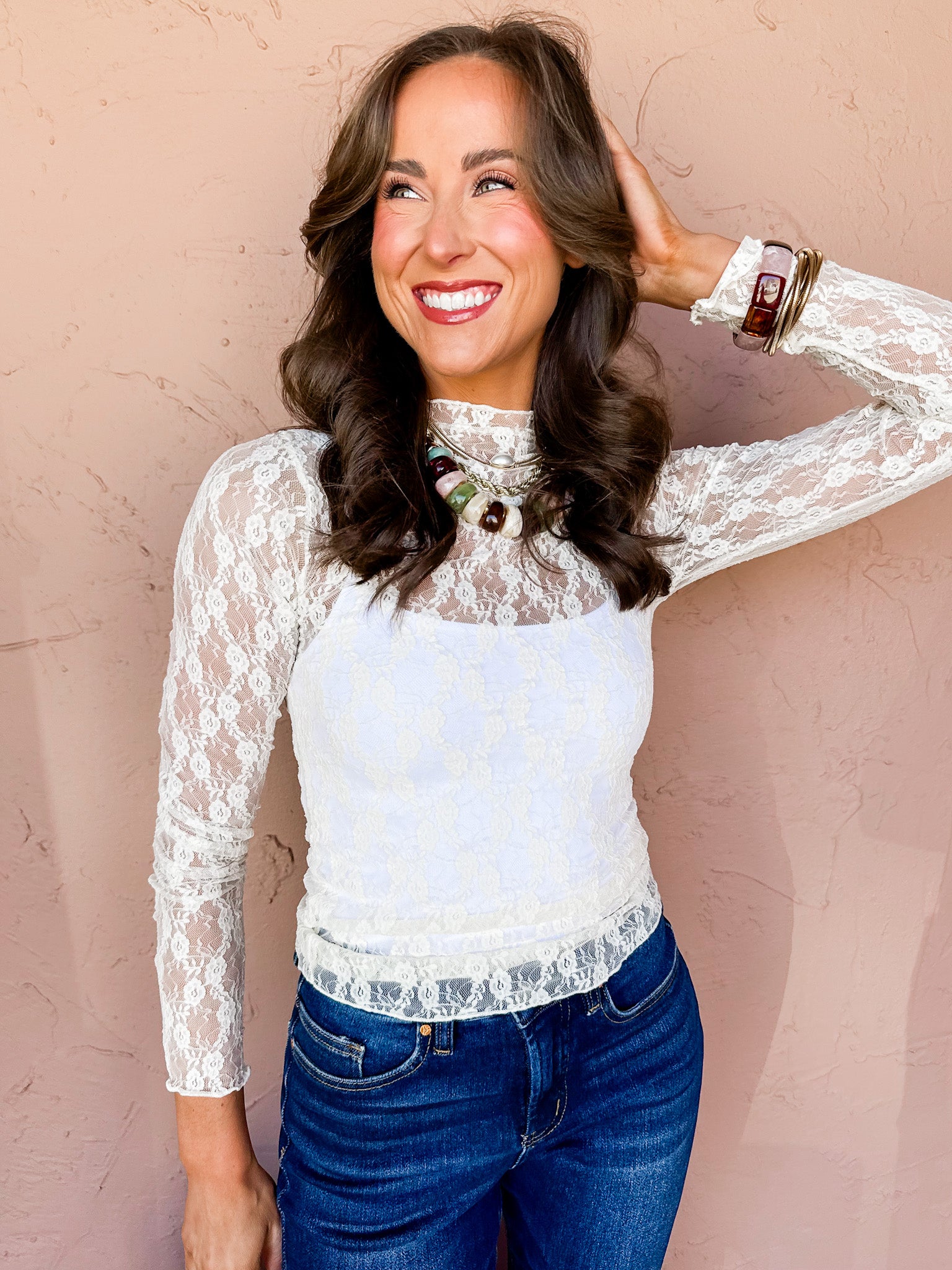 Charmed Sheer Meshed Top