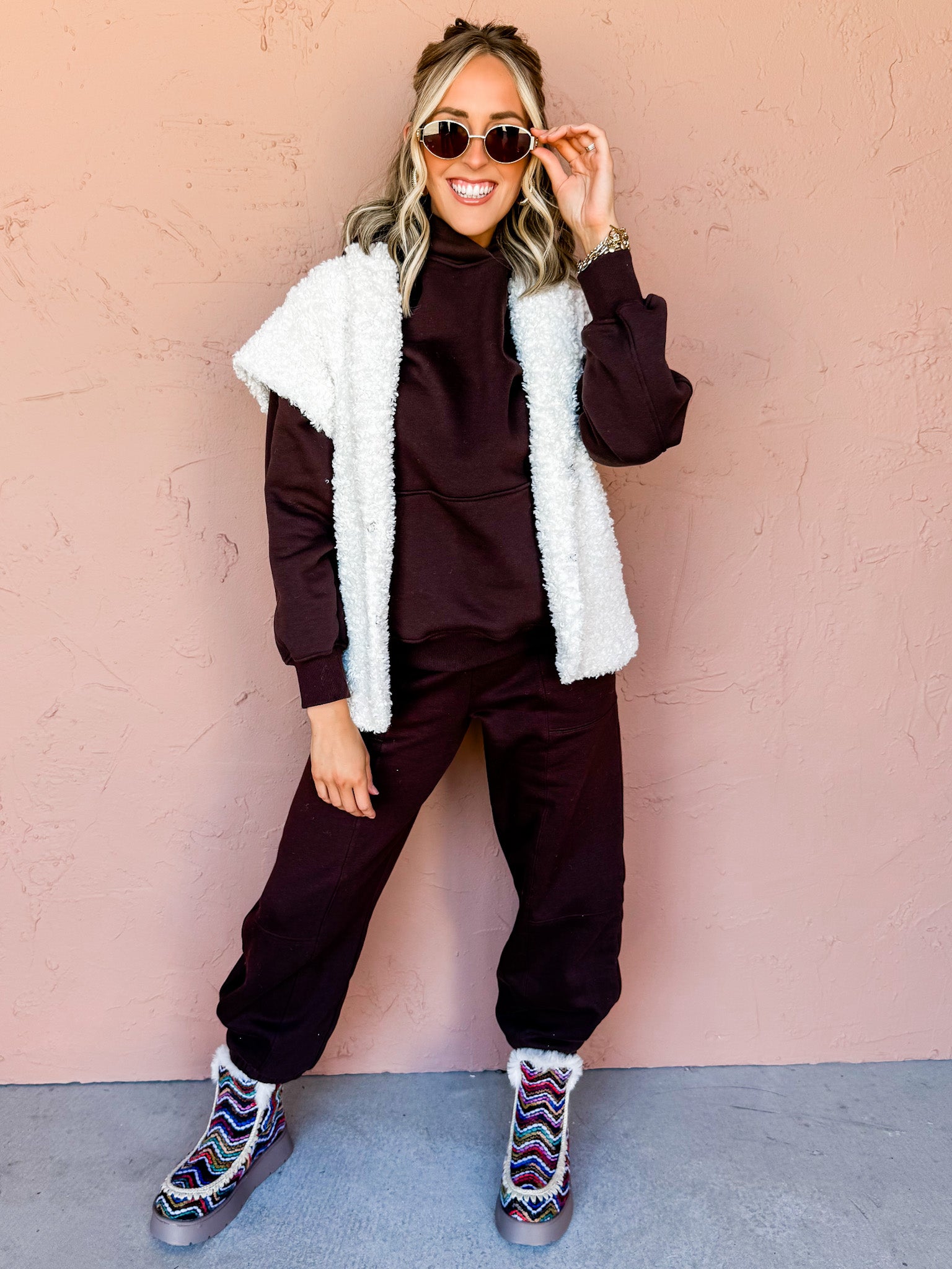 Comfort Level Oversized Hoodie-Espresso