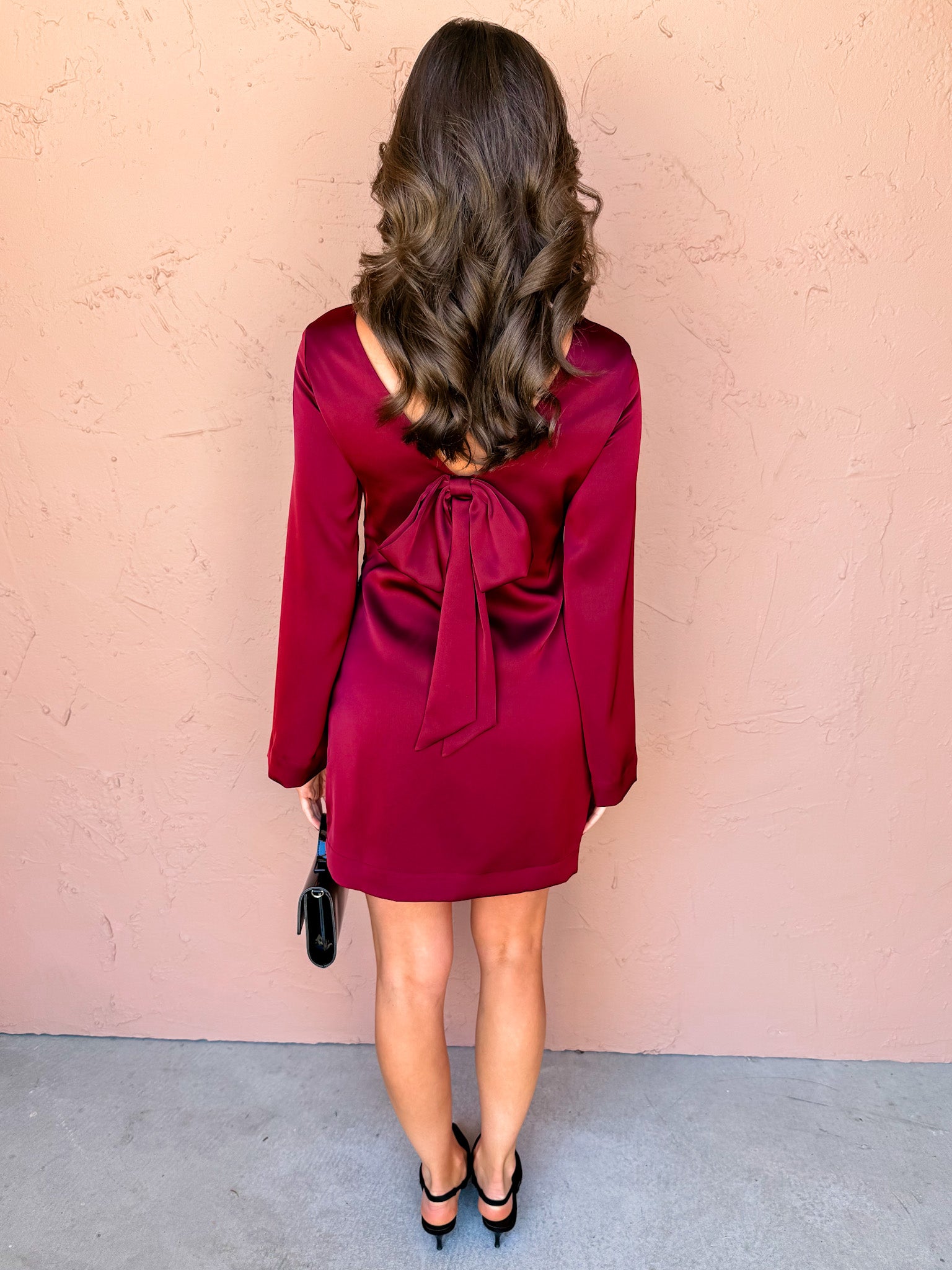 Giselle Bow Back Mini Dress