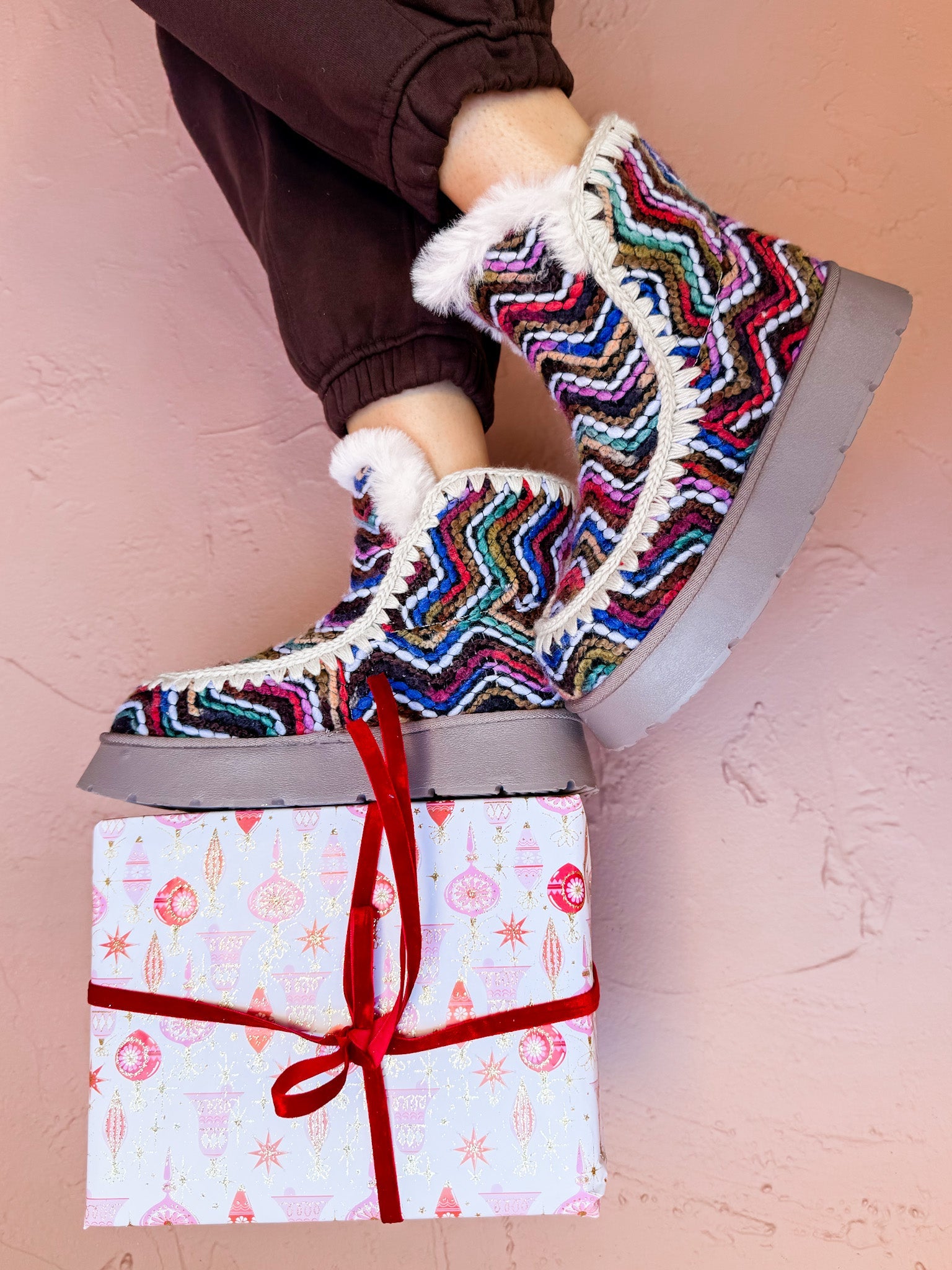 Joyce Platform Booties-Multi