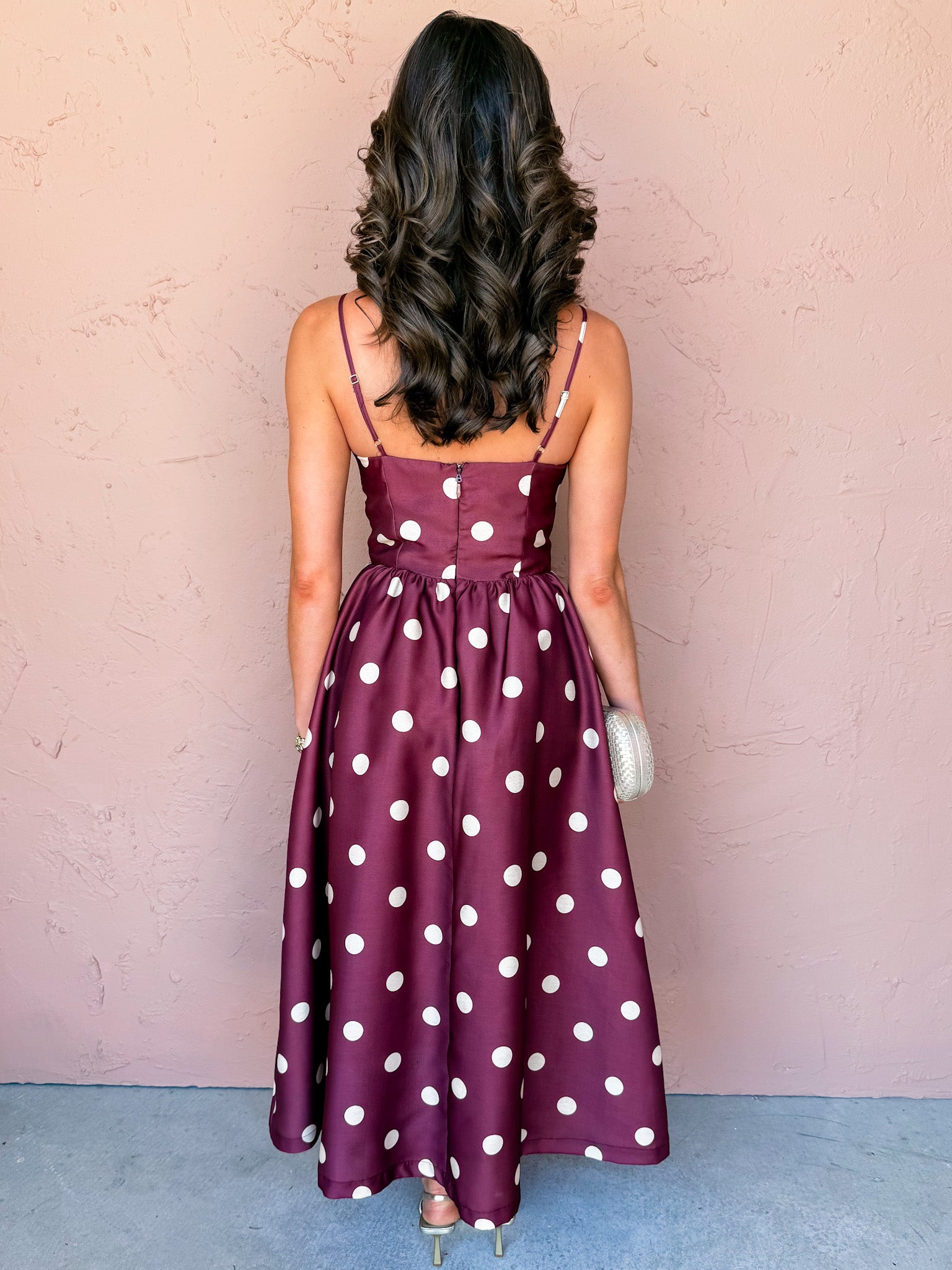Opal Polka Dot Midi Dress