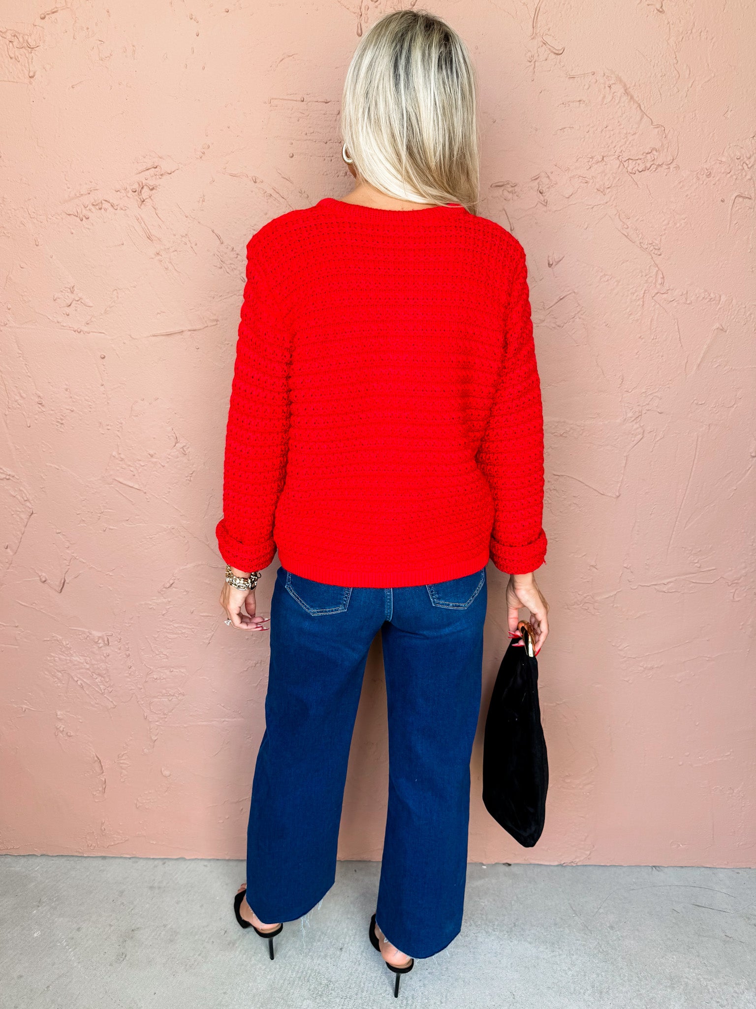 Justine Button Front Sweater