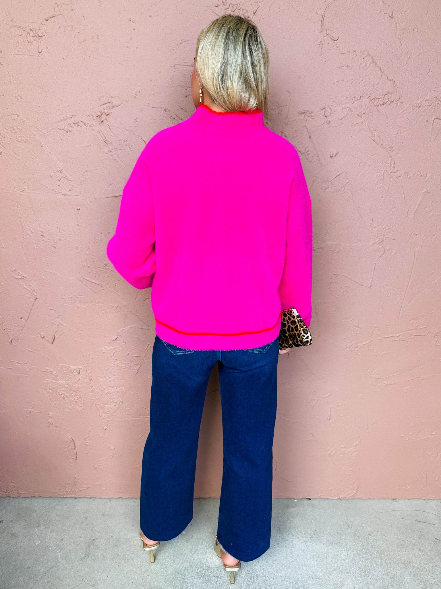 Menley Eyelash Contrast Jacket