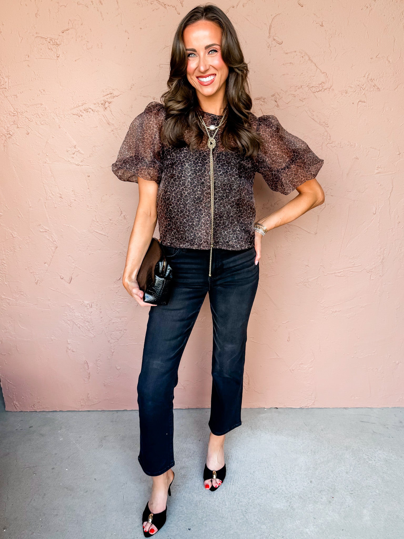 Wild Edge Sheer Mesh Top