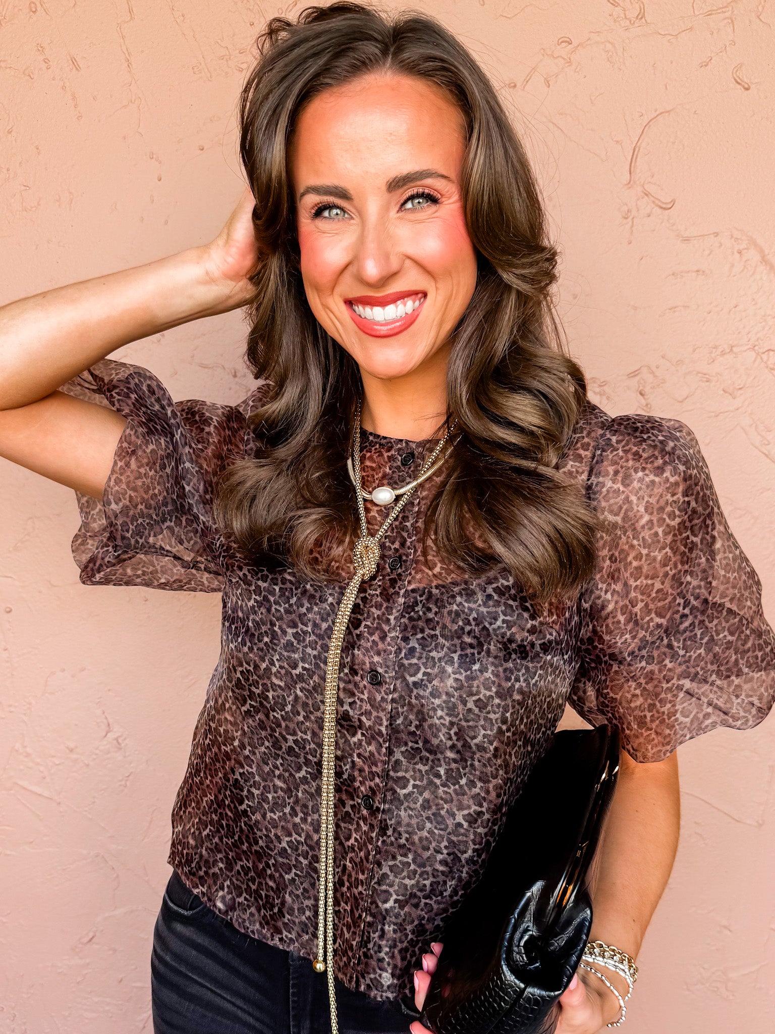 Wild Edge Sheer Mesh Top