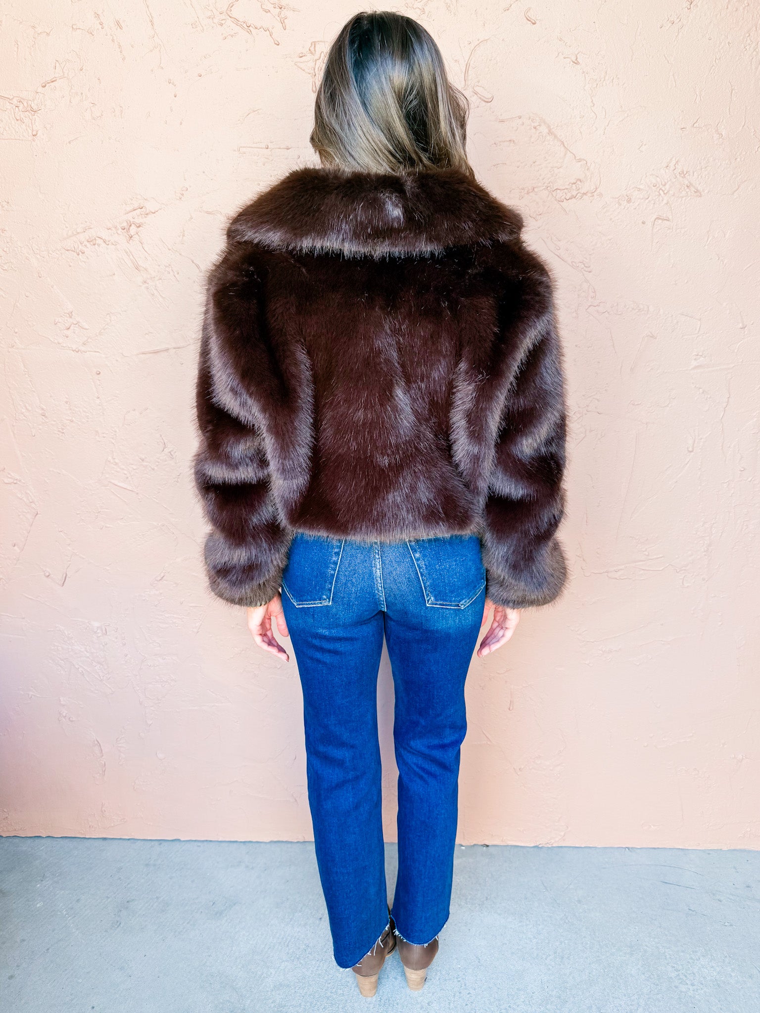 Soft Focus Faux Fur Jacket