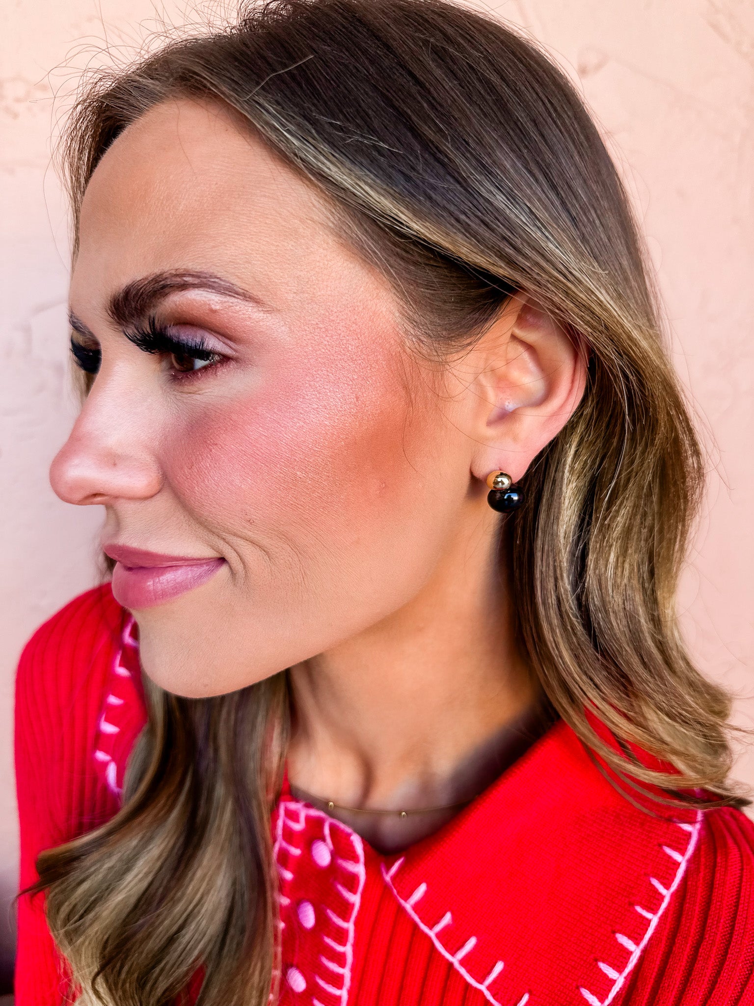 Around Here Marble Stud Earrings