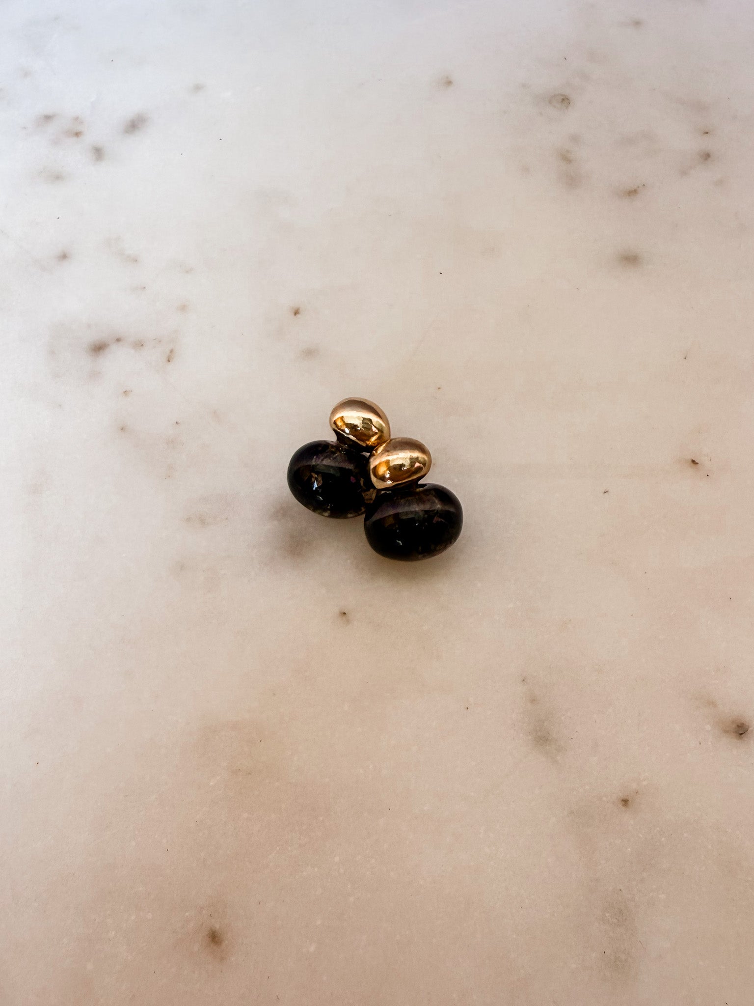 Around Here Marble Stud Earrings