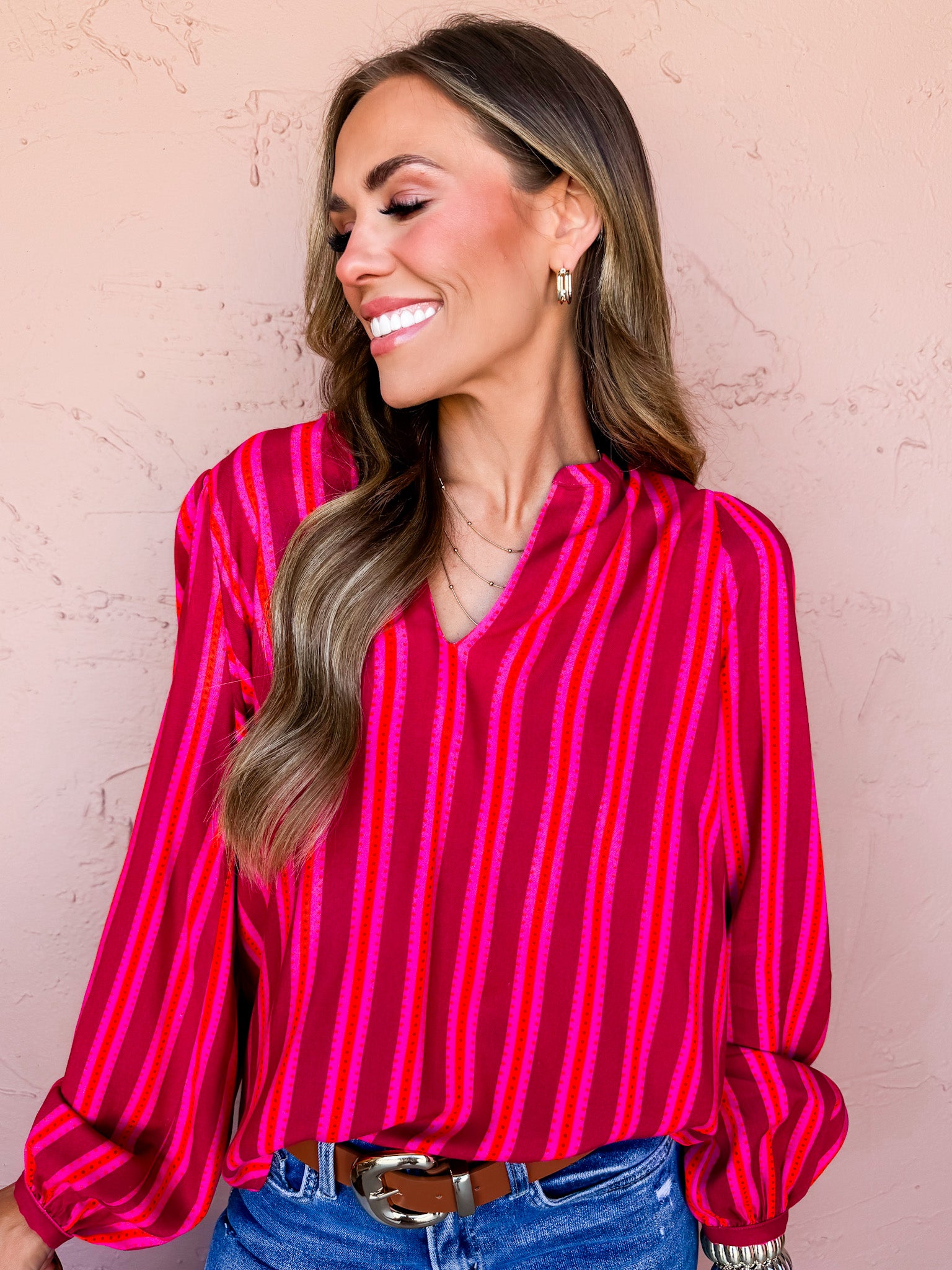 Clarisa Stripes Top