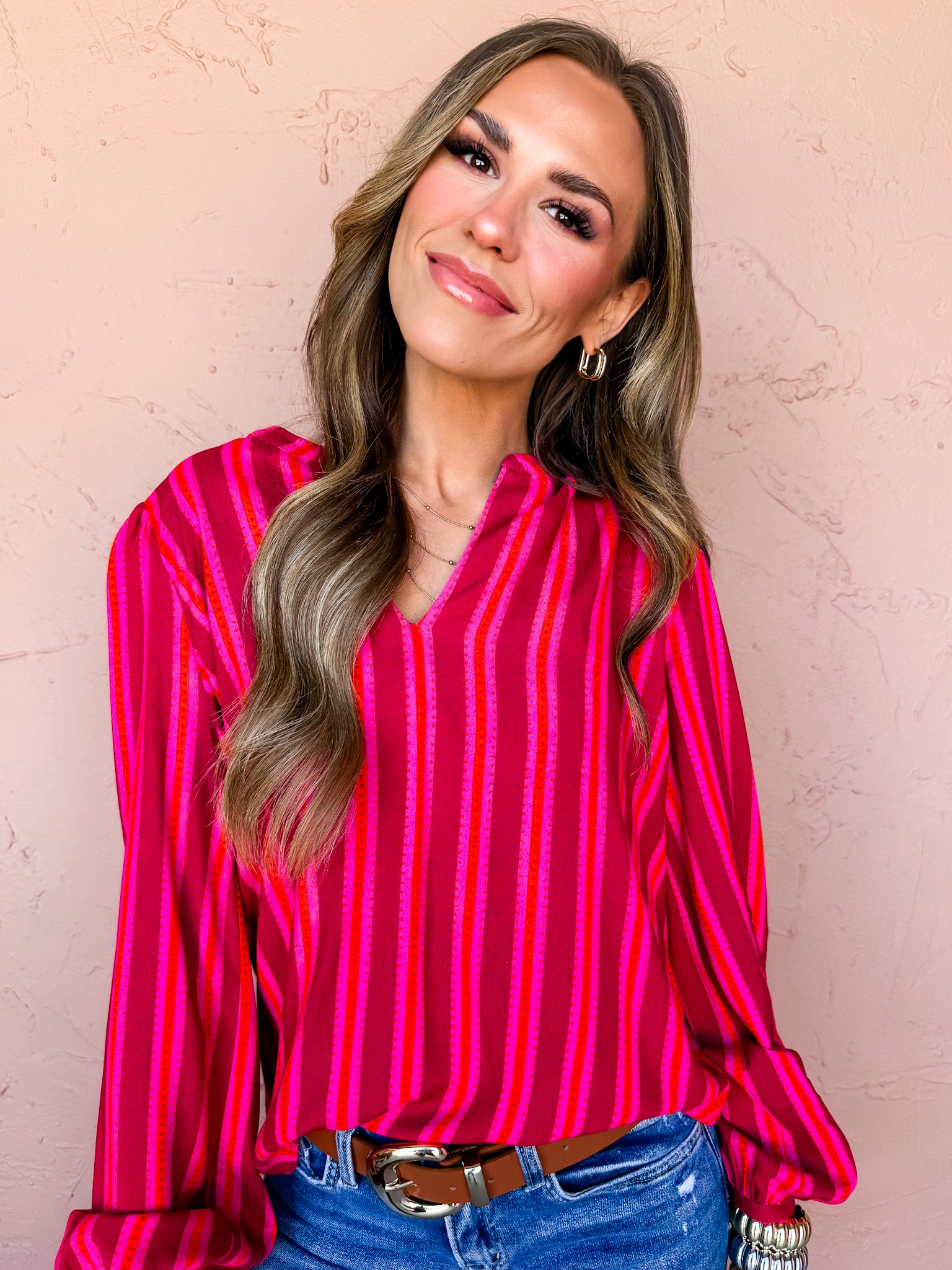 Clarisa Stripes Top