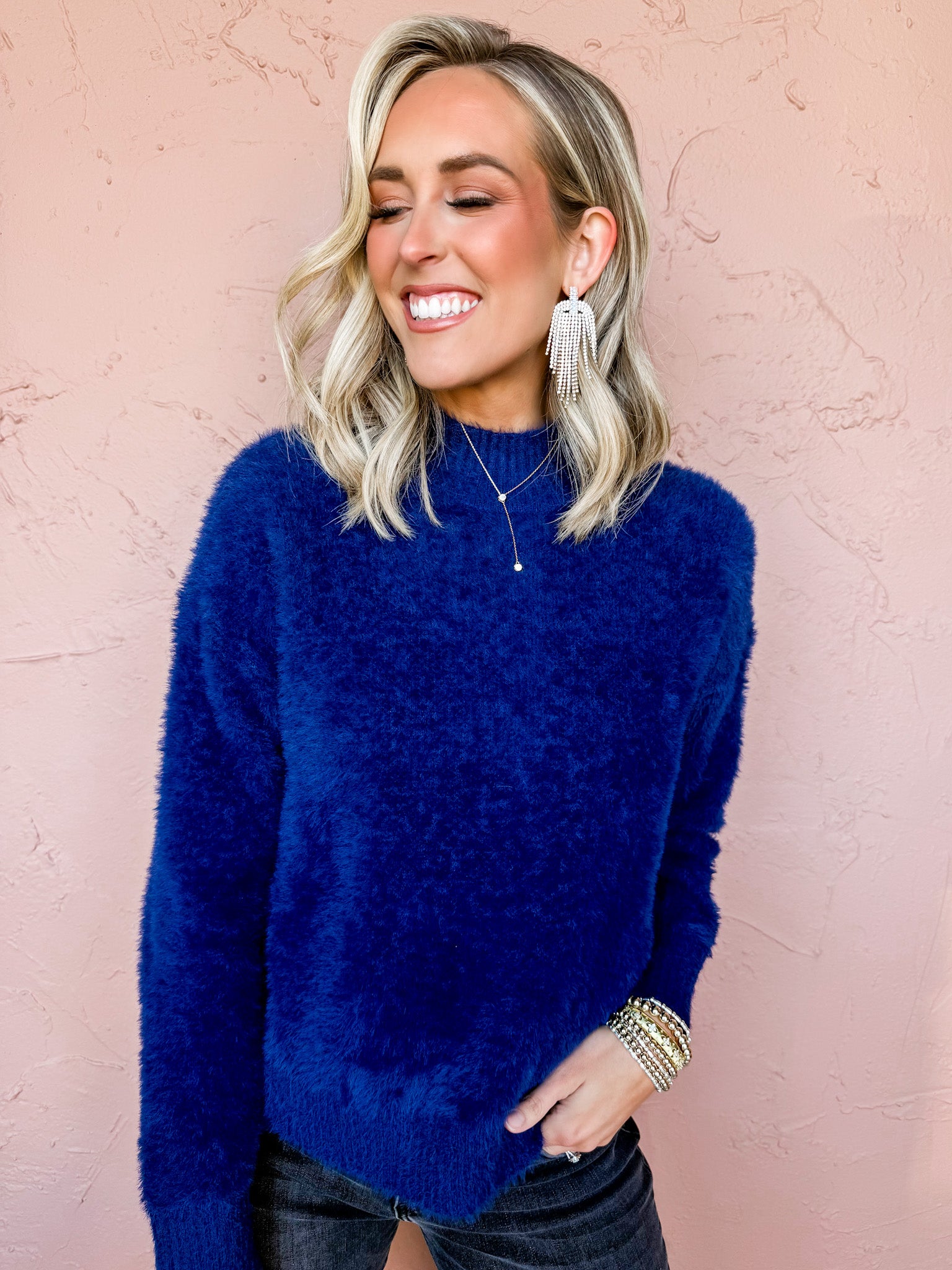 Hollins Mock Neck Sweater