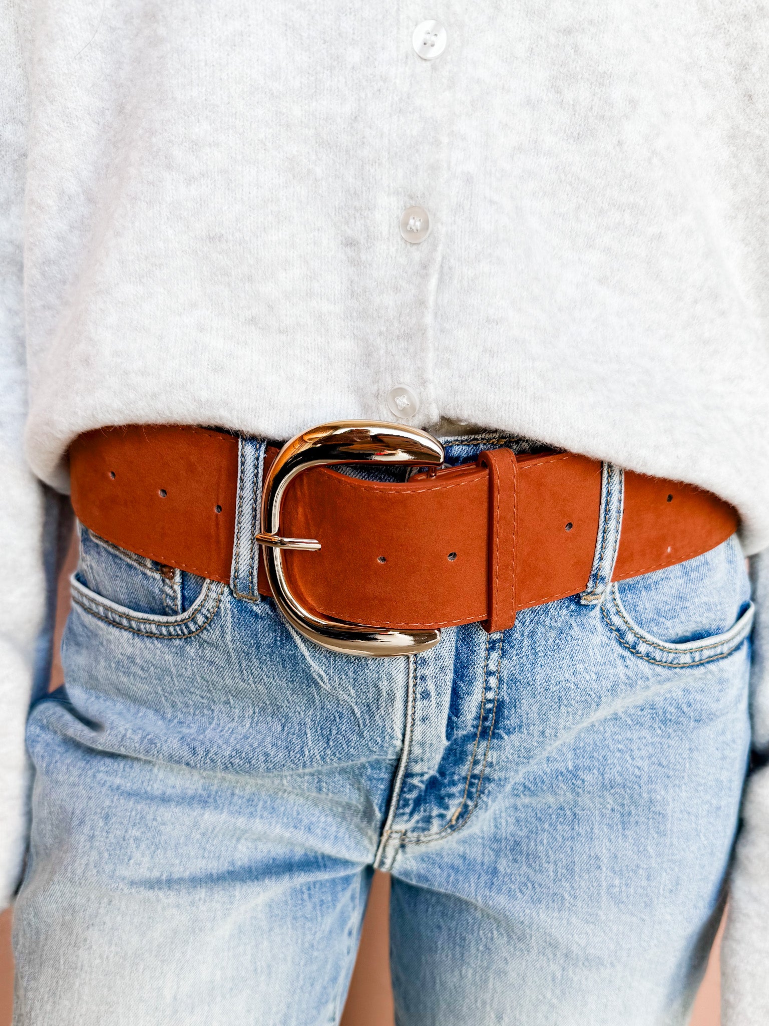 Modern Style Buckle Belt