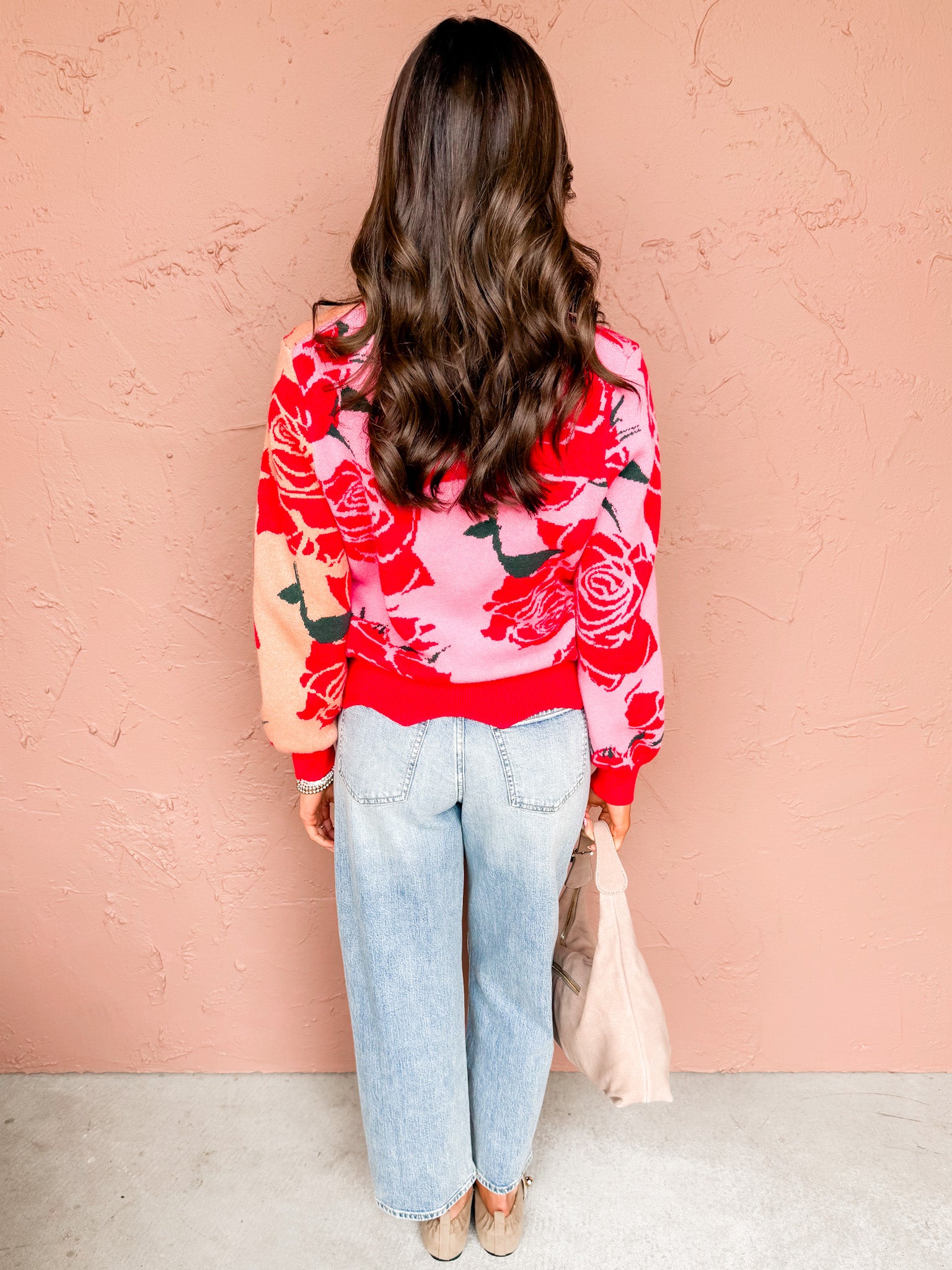 Rose Garden Button Front Cardigan