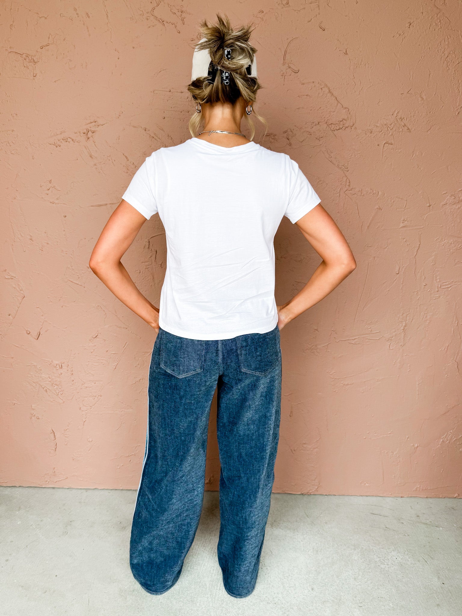 Everyday Bra Top Tee-White