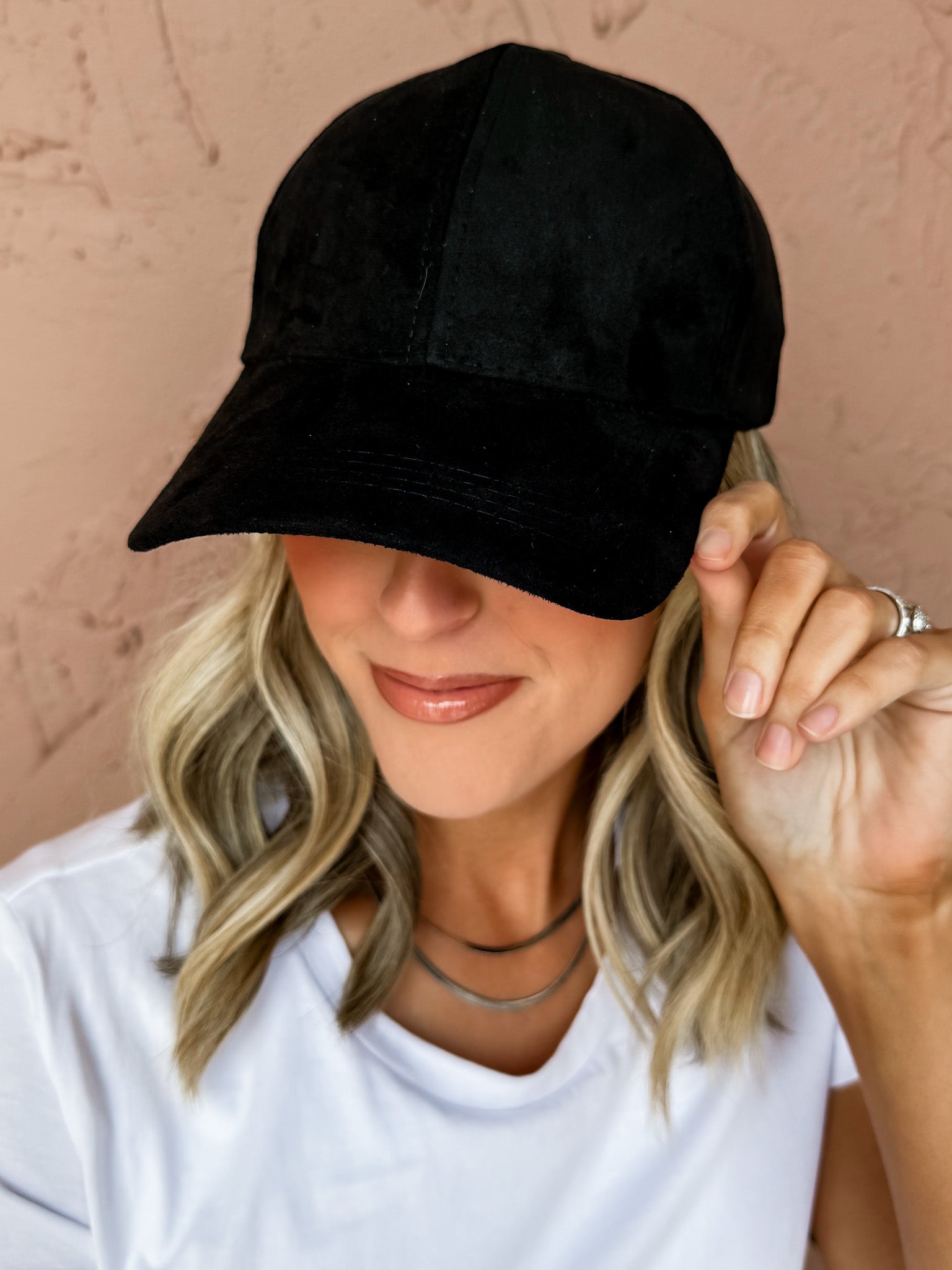 Hayden Suede Hat-Black