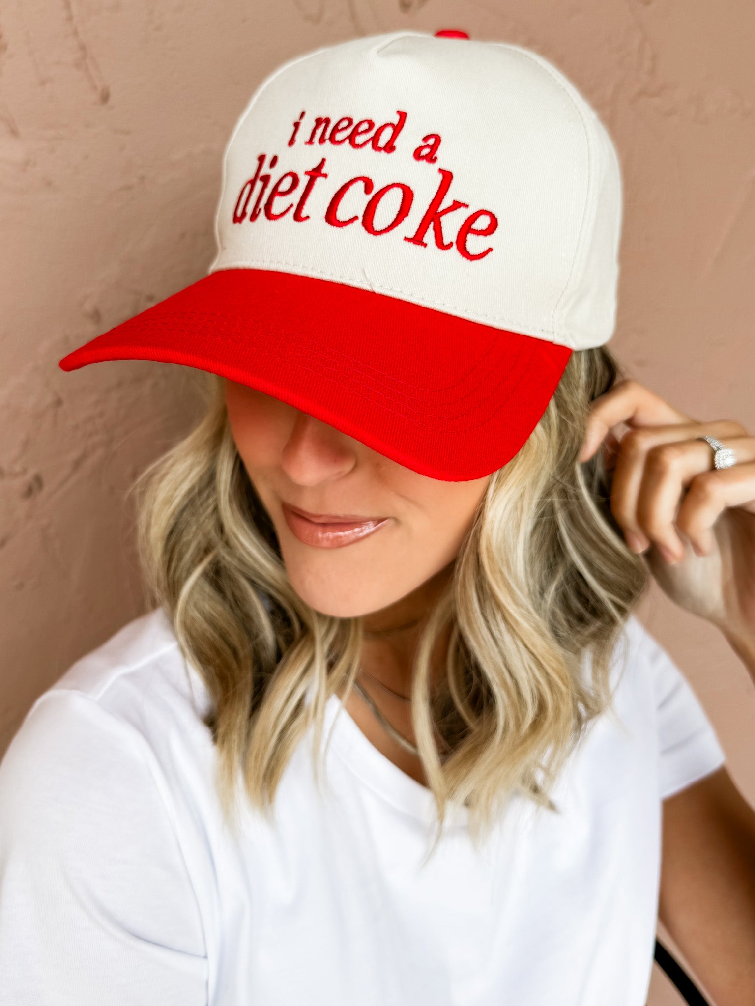 I Need A Diet Coke Two Tone Hat