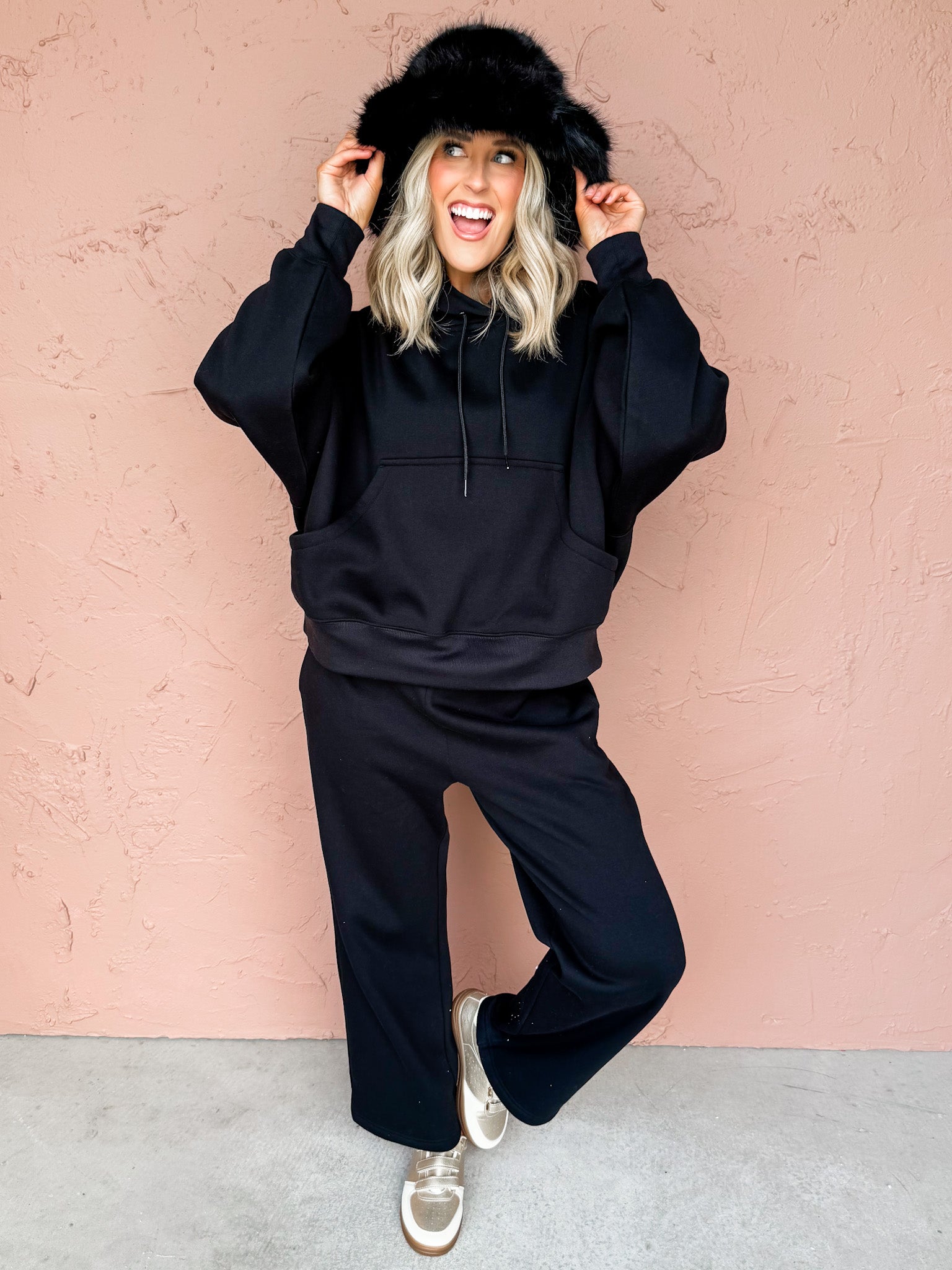 The Morgan Faux Fur Bucket Hat