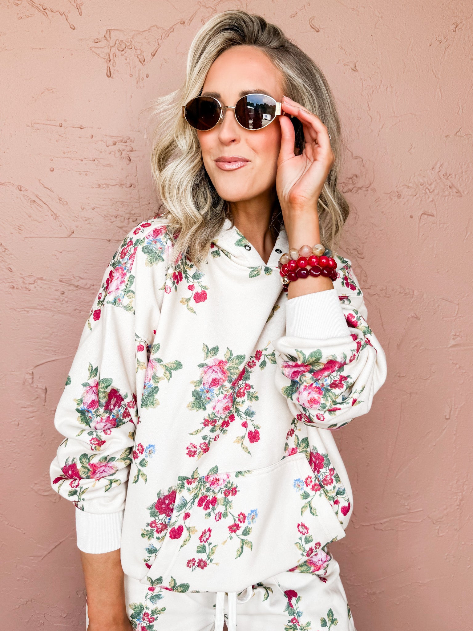 True Form Hoodie-Floral