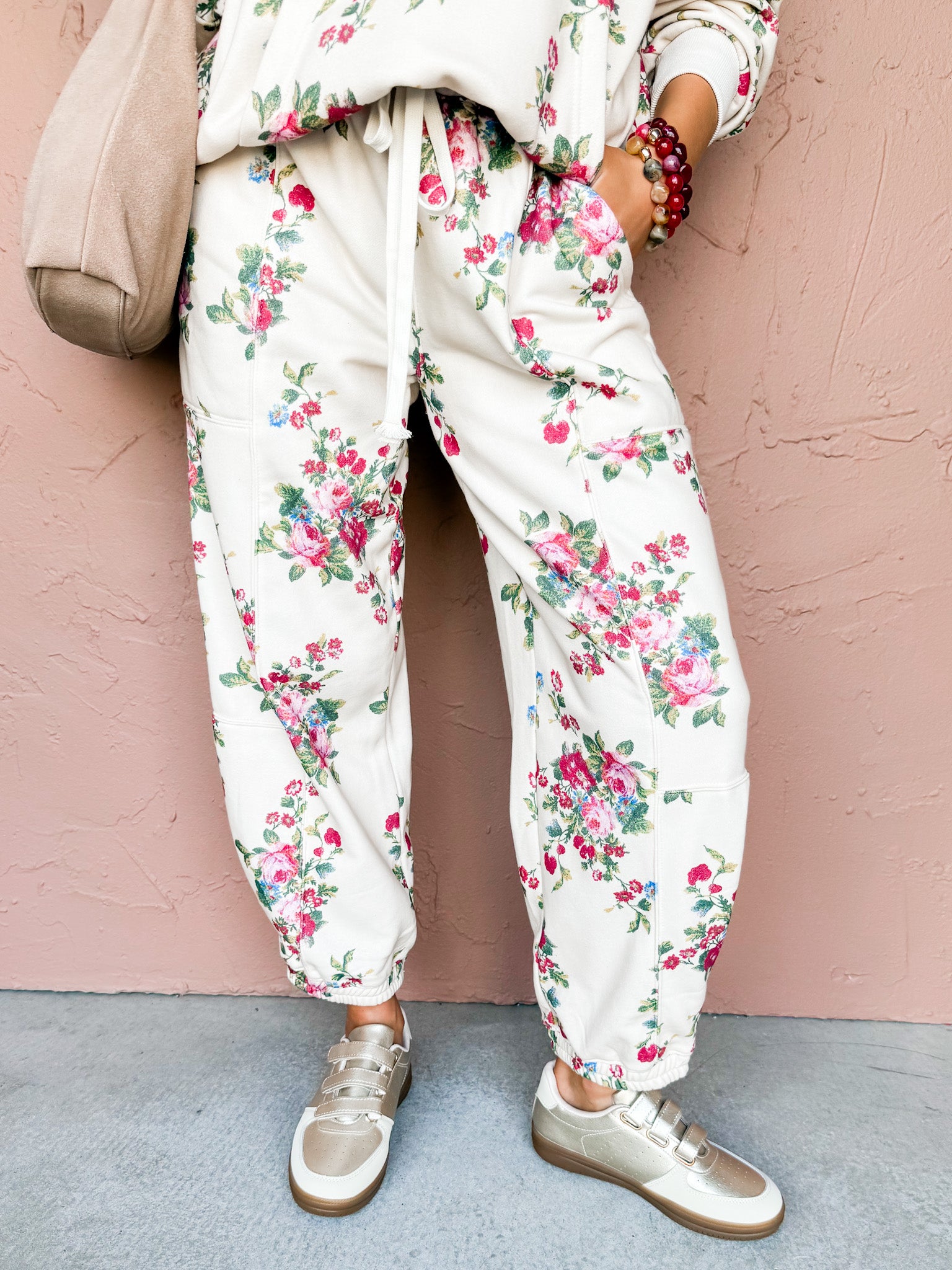 True Form Sweatpants-Floral