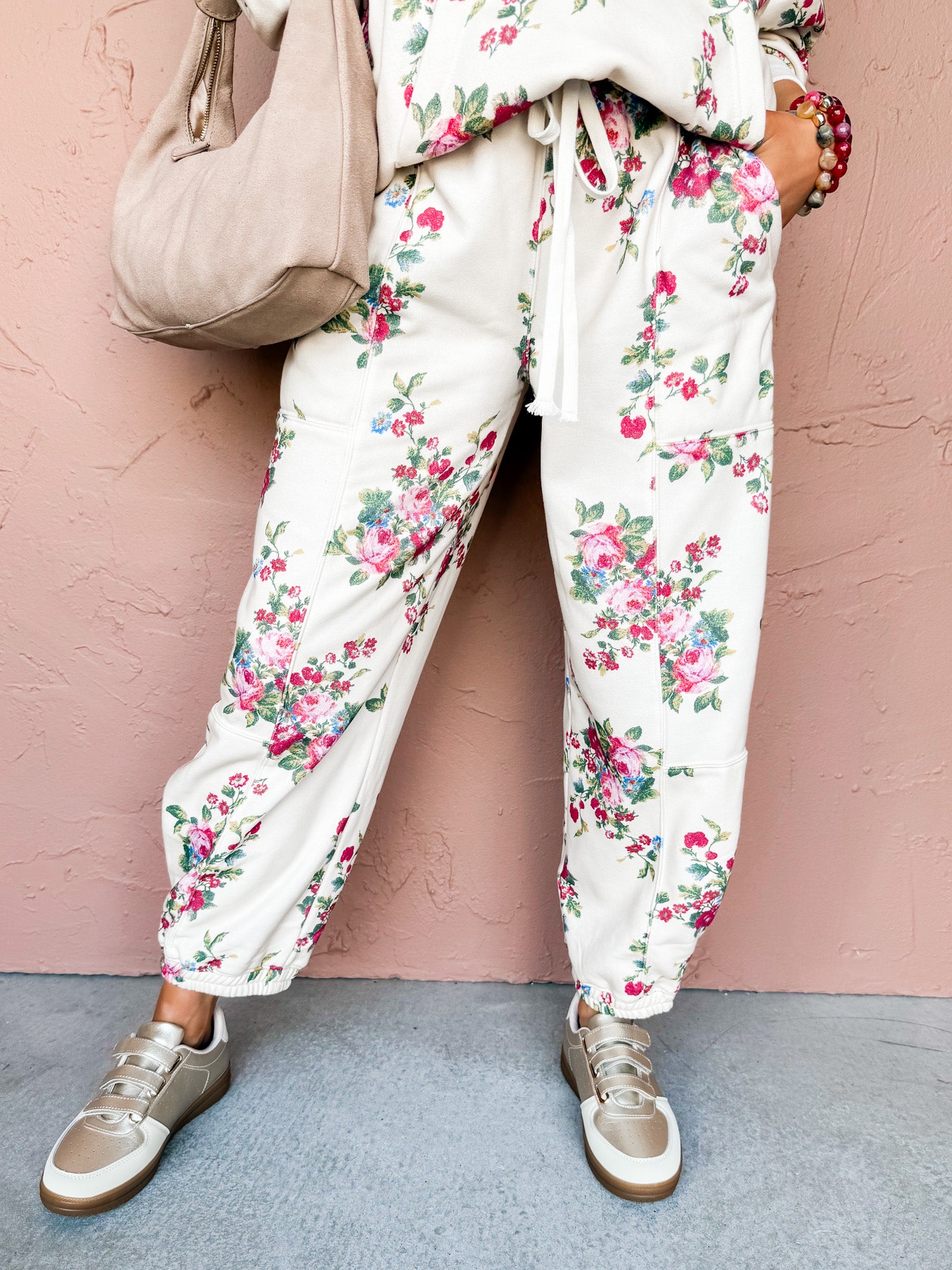 True Form Sweatpants-Floral