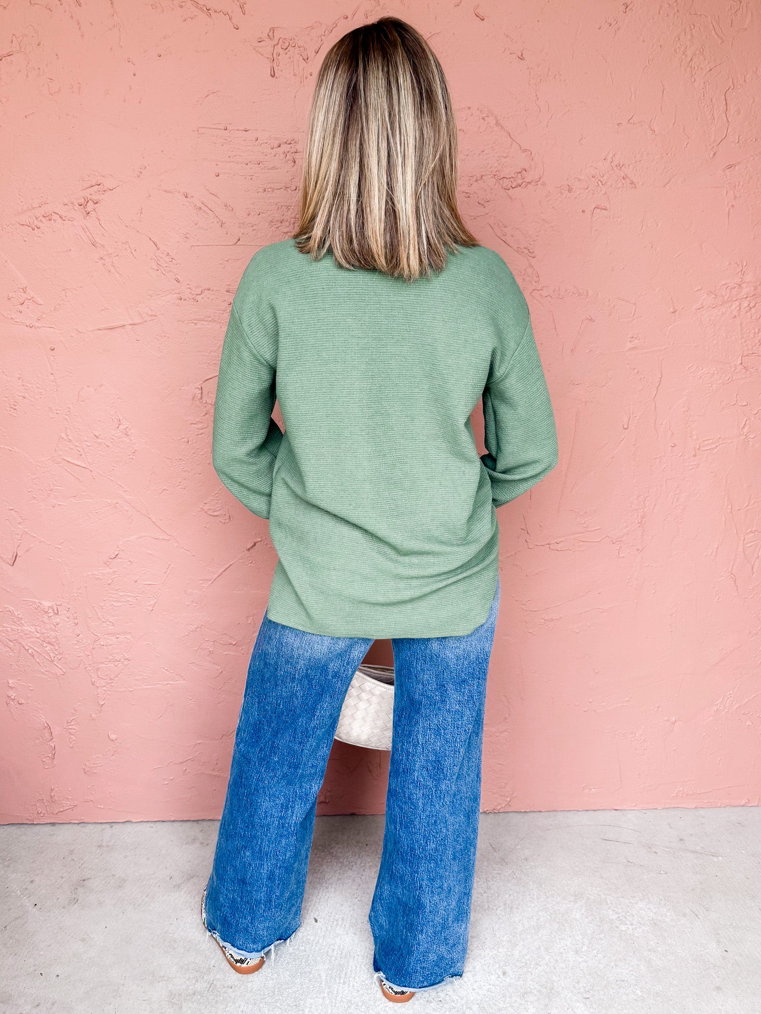 Gianna Turtle Neck Sweater-Olive