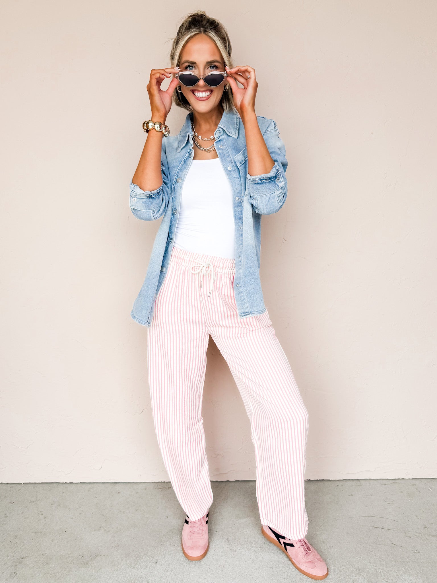 Amaris Washed Denim Shirt