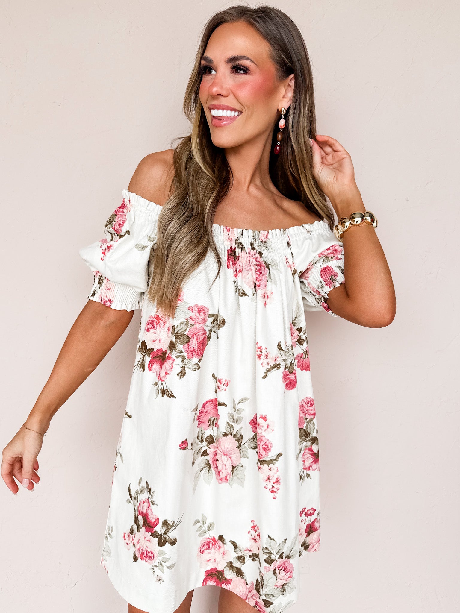 Kristina Floral Babydoll Dress