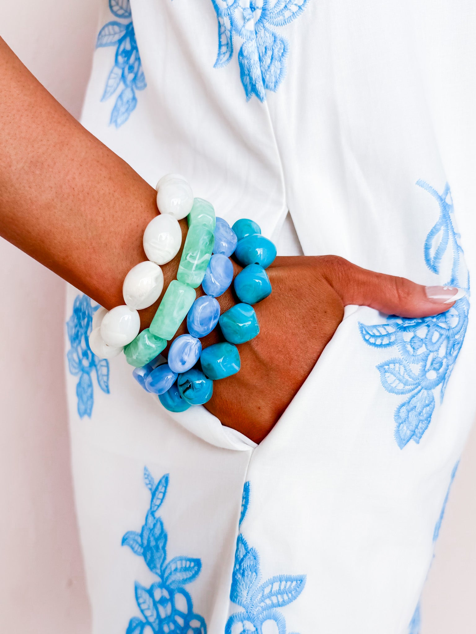 Luisa Beaded Layered Bracelet