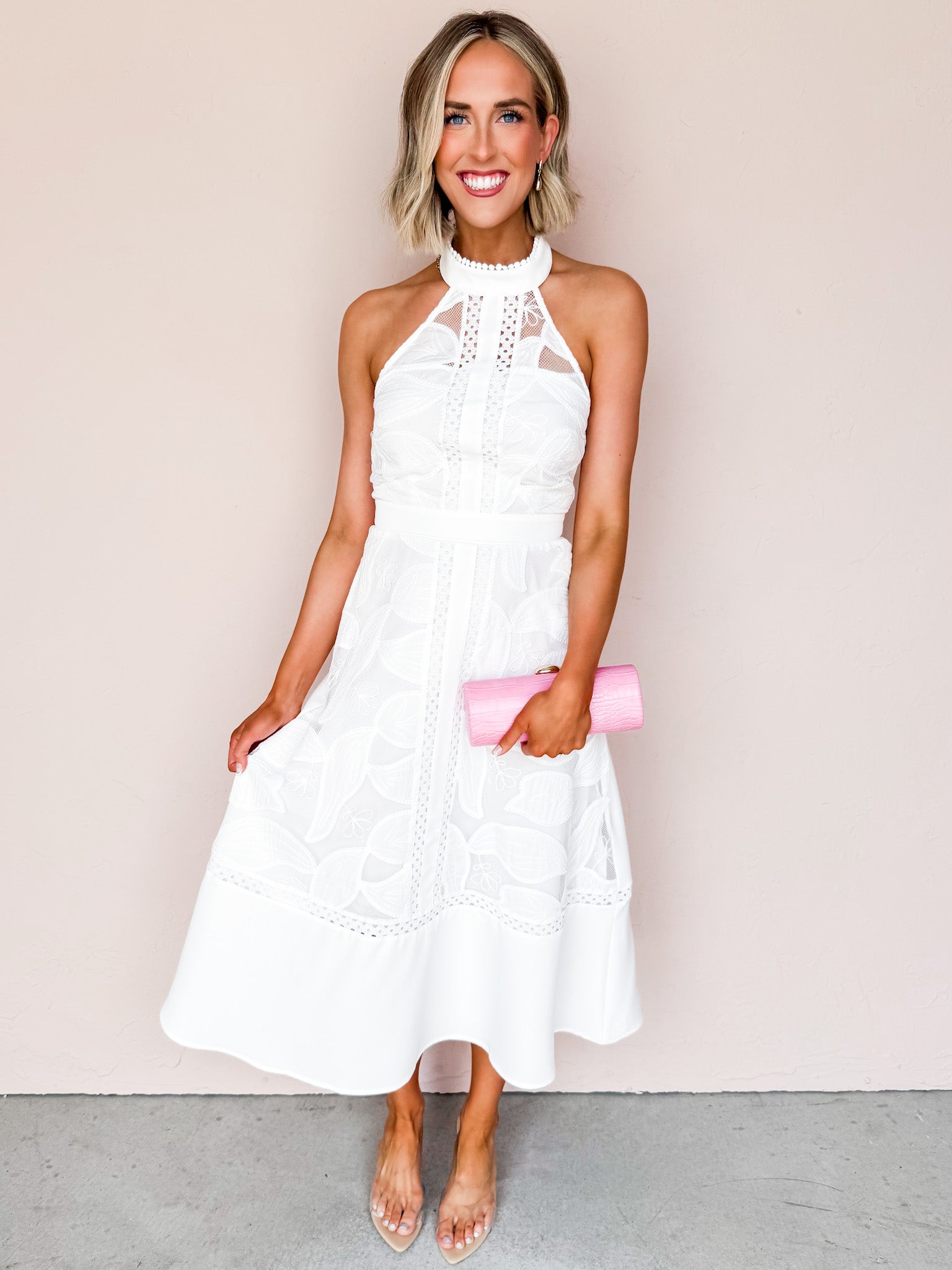 Rylee Lace Midi Dress