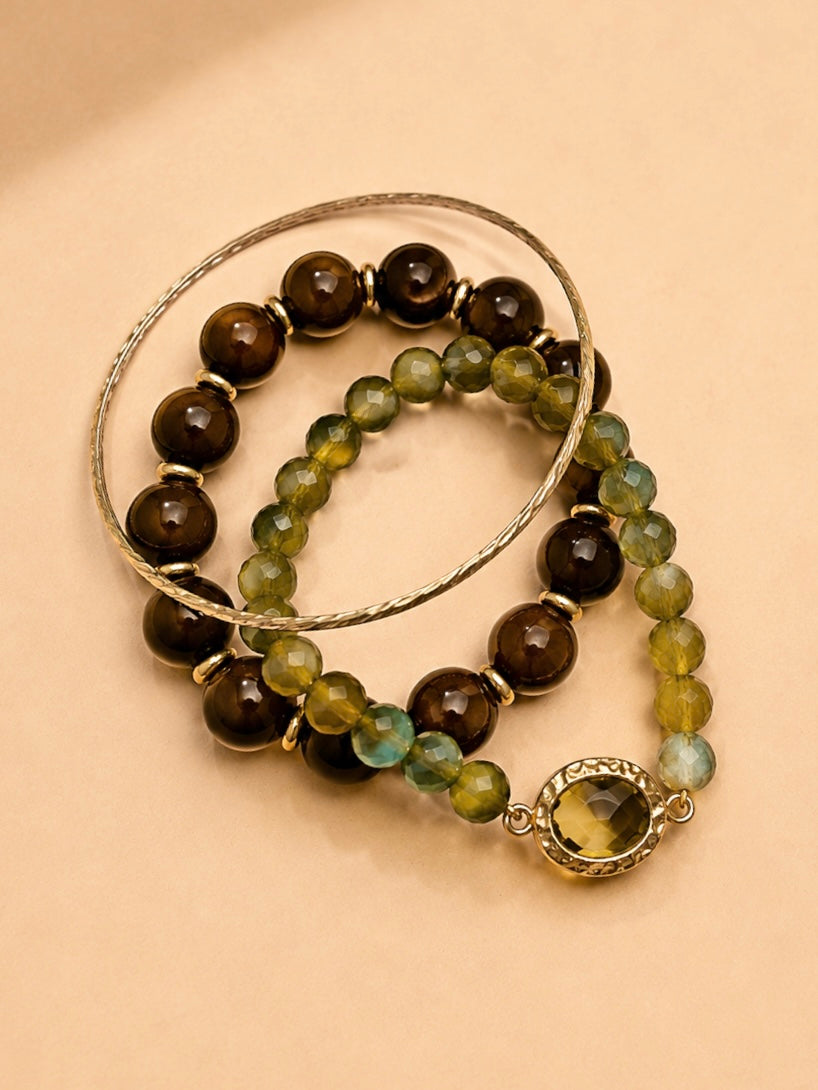 Veda Beaded Bracelet Stack