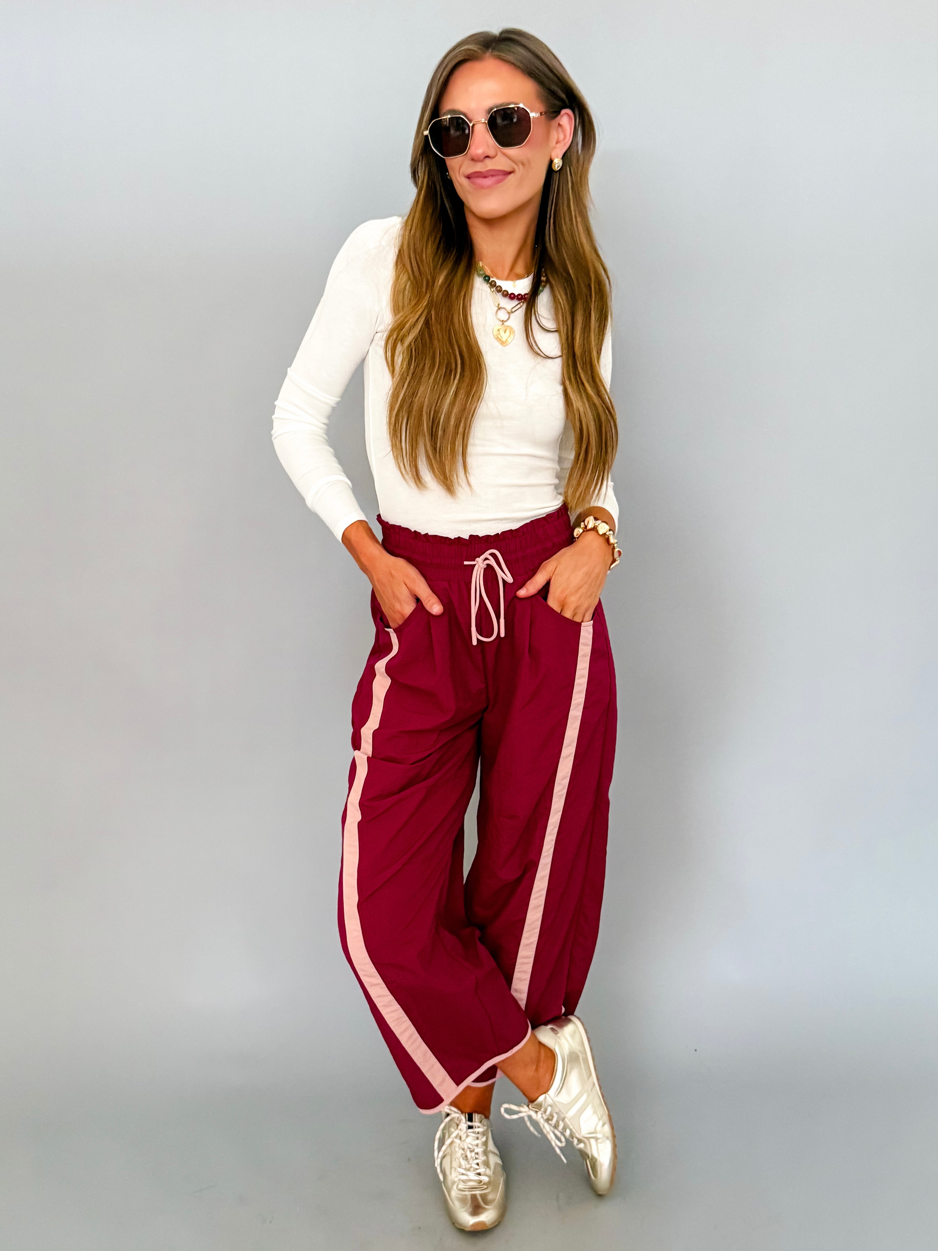 Abbey Long Sleeve Top-White