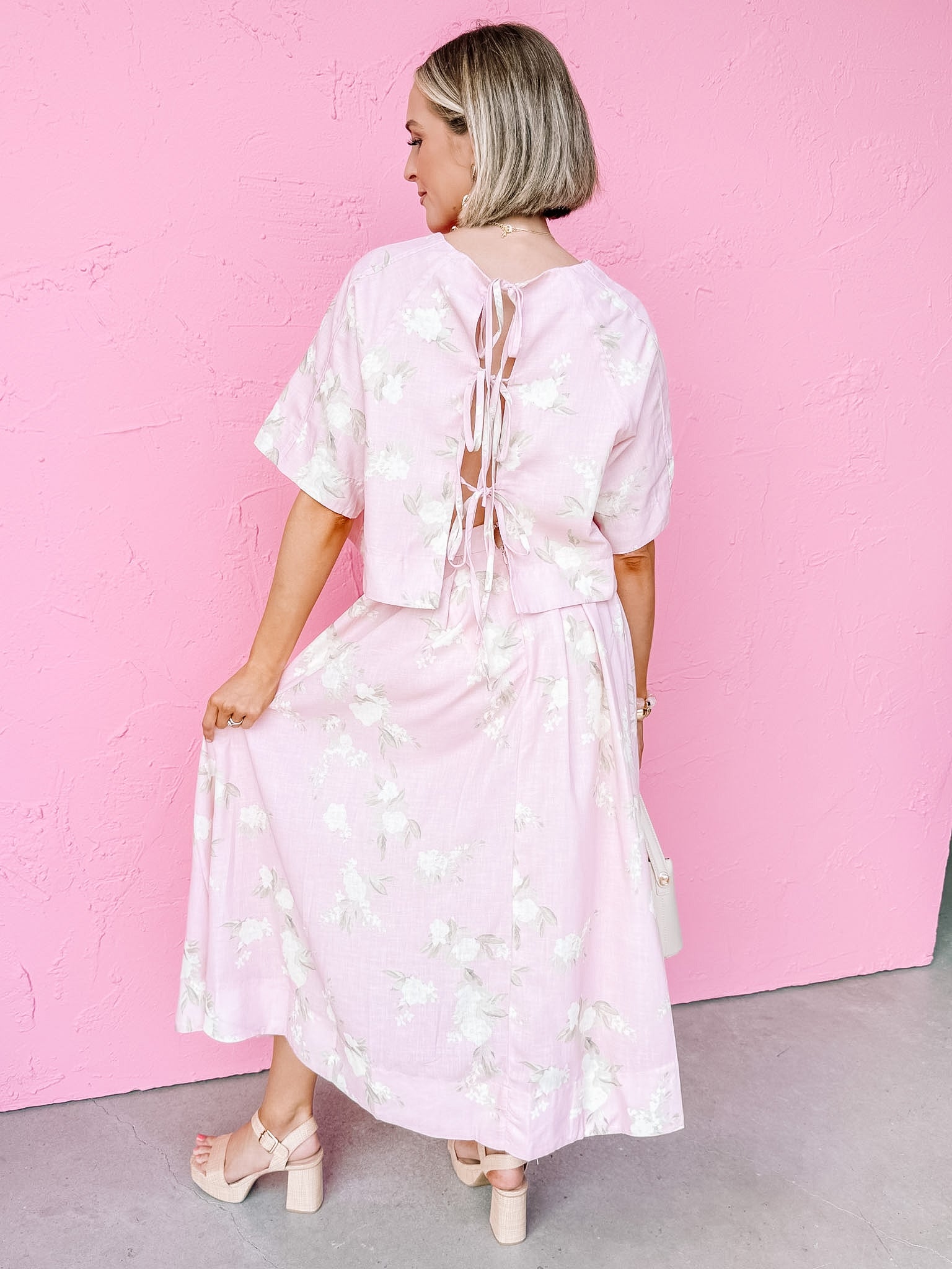 Auden Floral Midi Skirt