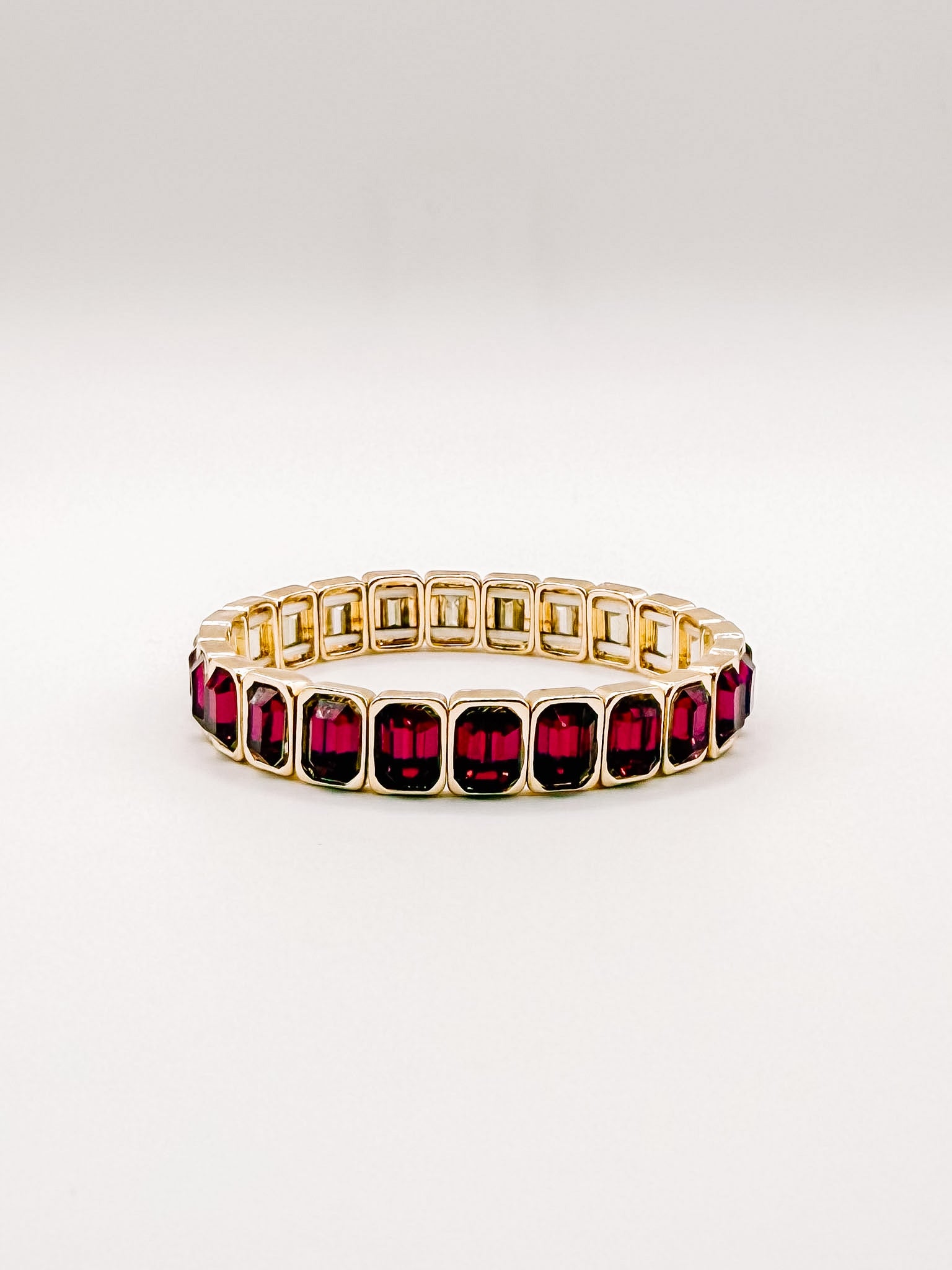 Beatrix Stretch Bracelet-Fuchsia