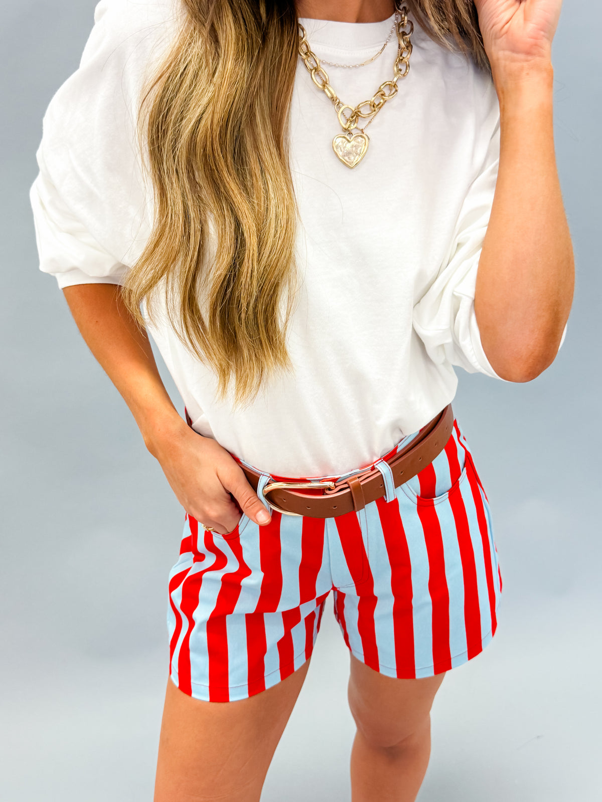 Bette Striped Shorts